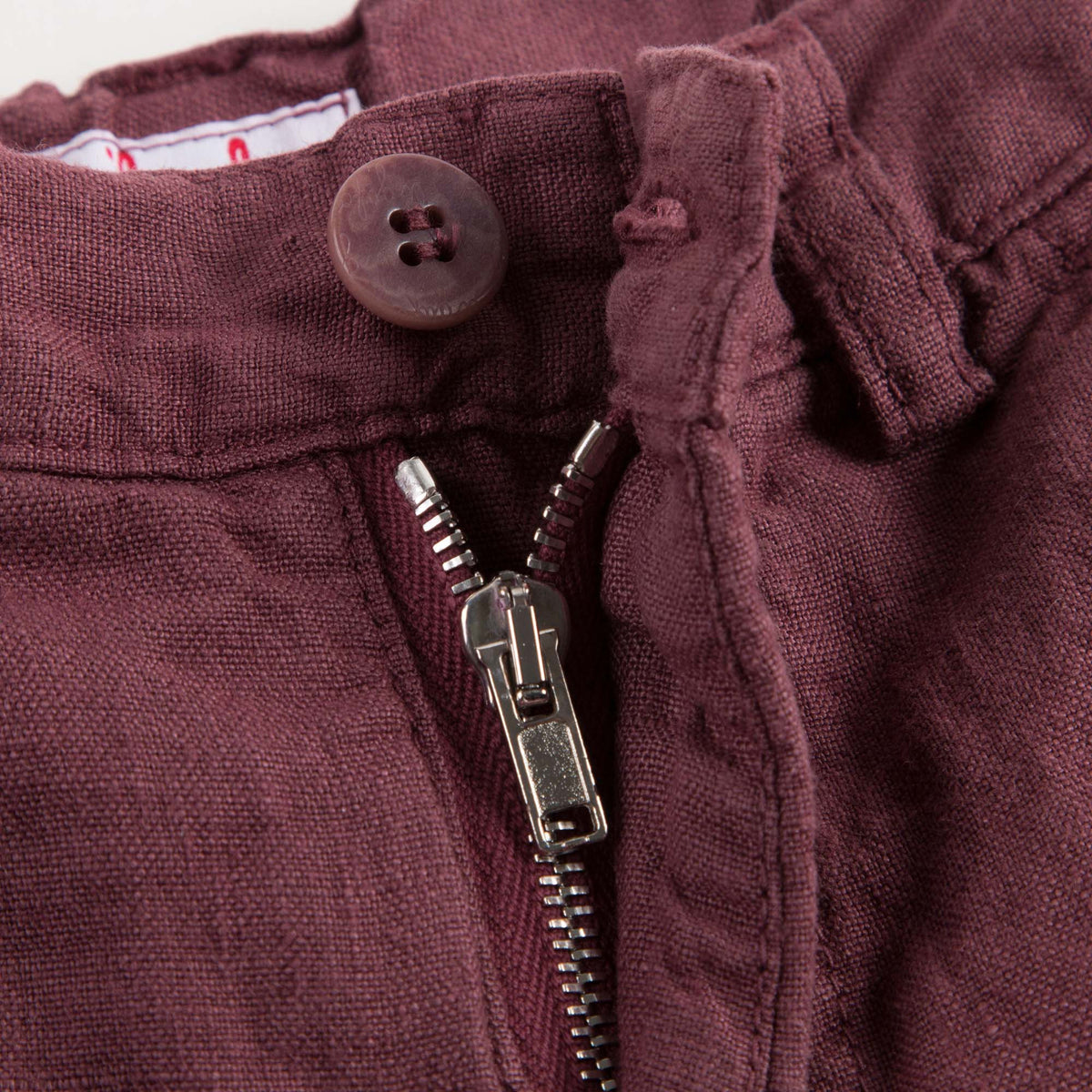 Shorts rouge bordeaux pour garçons
