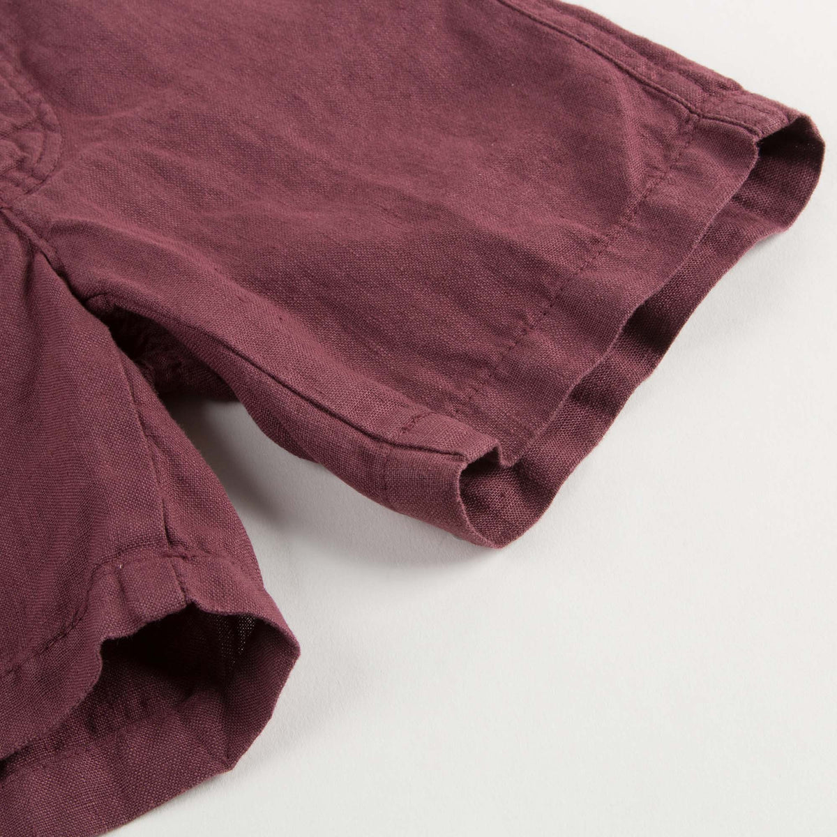 Shorts rouge bordeaux pour garçons