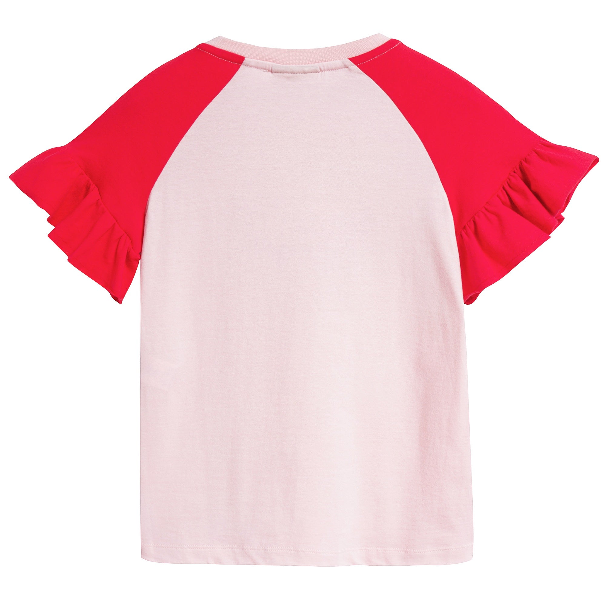Girls Rosa & Rosso Cotton Printed T-shirt