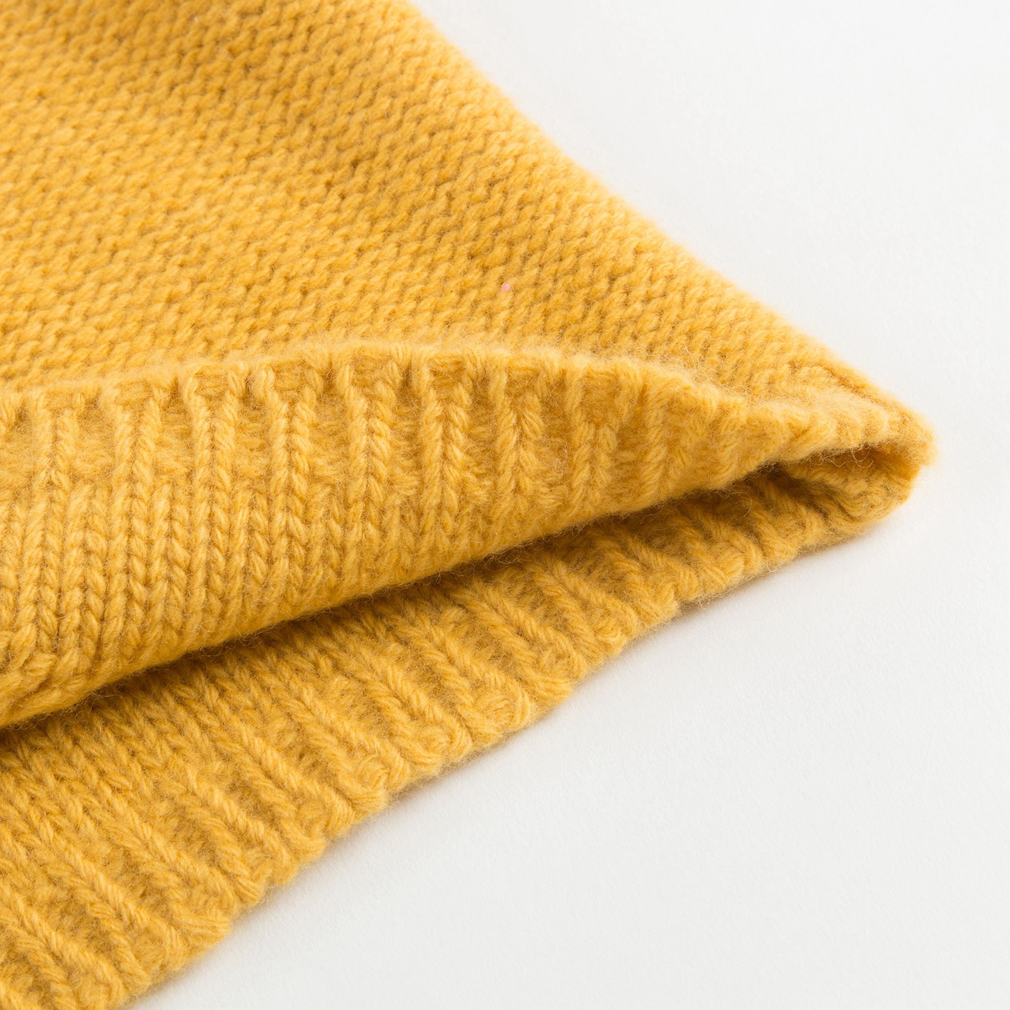 Girls Yellow Wool Sweater Leaves Hollow