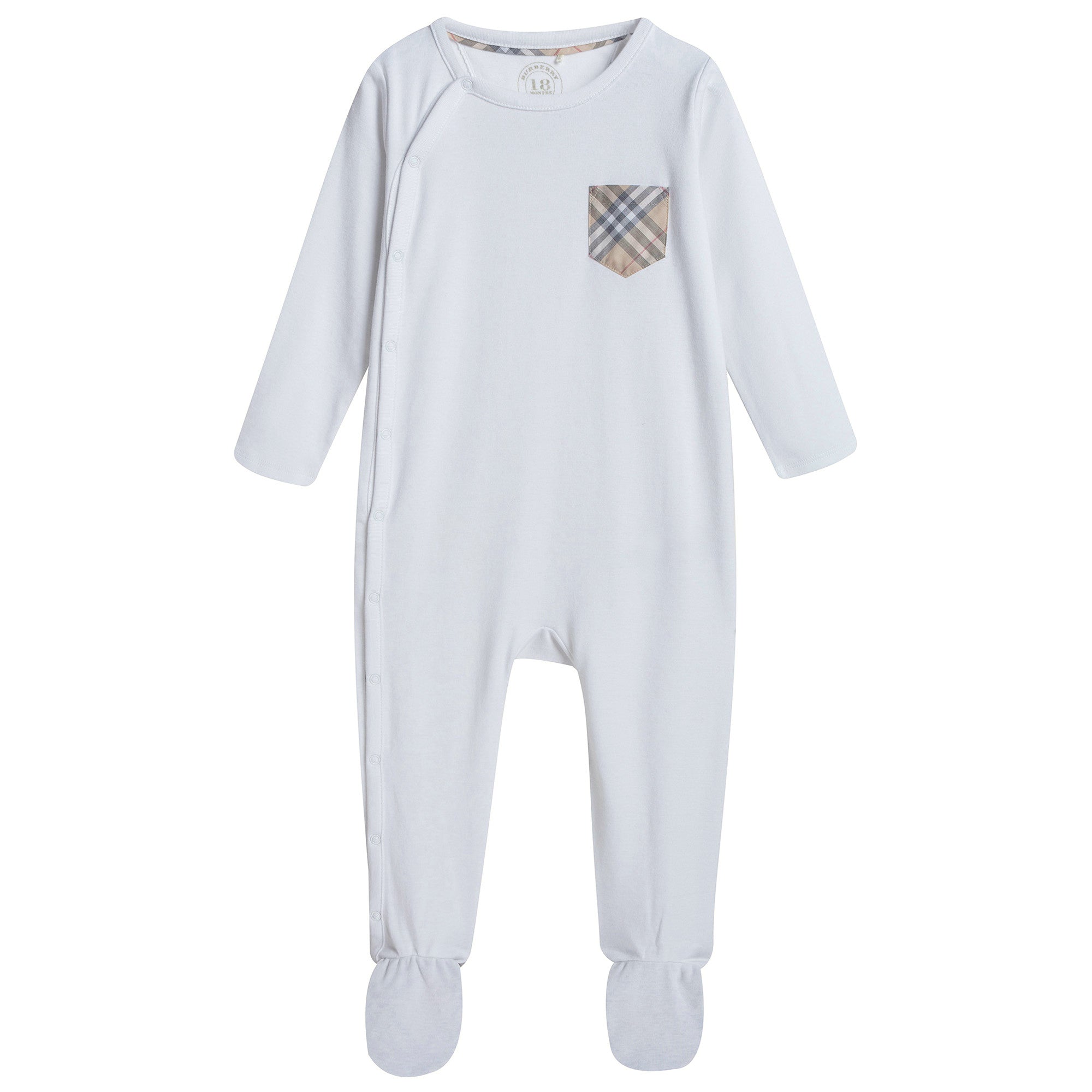 Baby White Boxed Gift Set With Babygrow, Hat & Bib - CÉMAROSE | Children's Fashion Store - 1