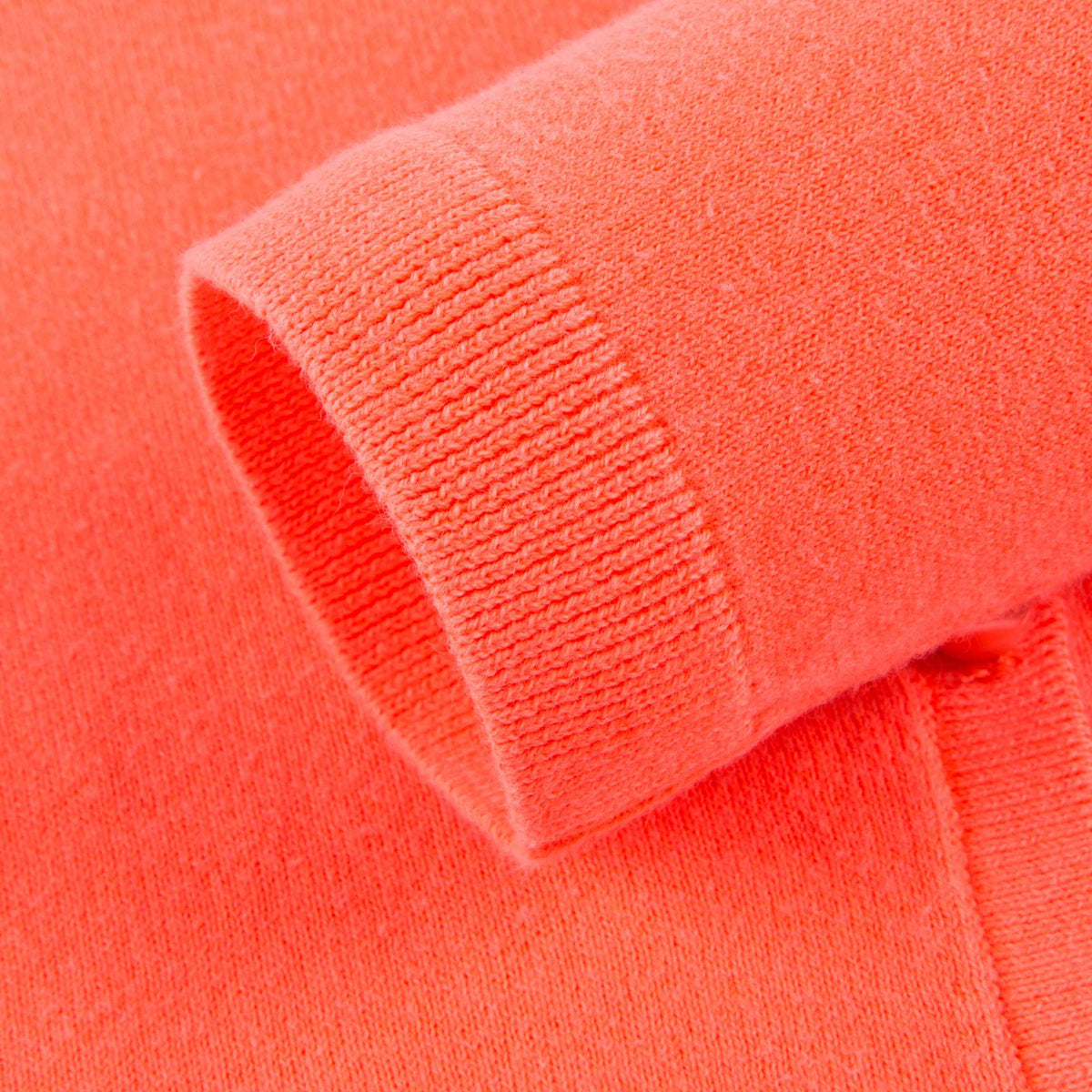 Cardigan en maille orange pour bébé fille