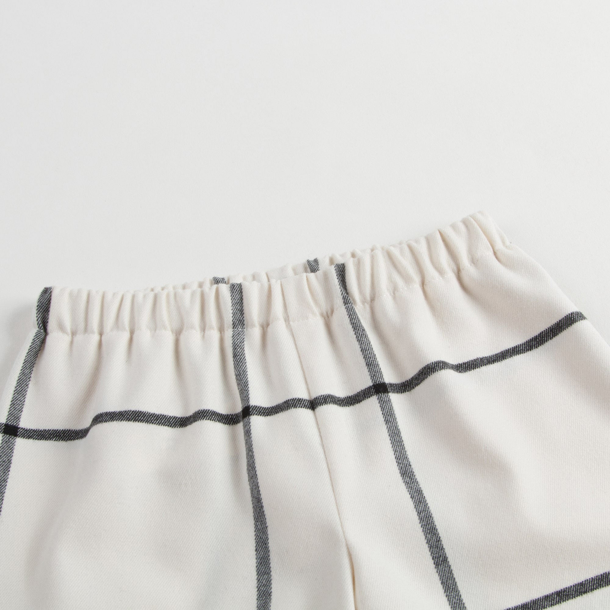 Girls Milk Checked Trousers