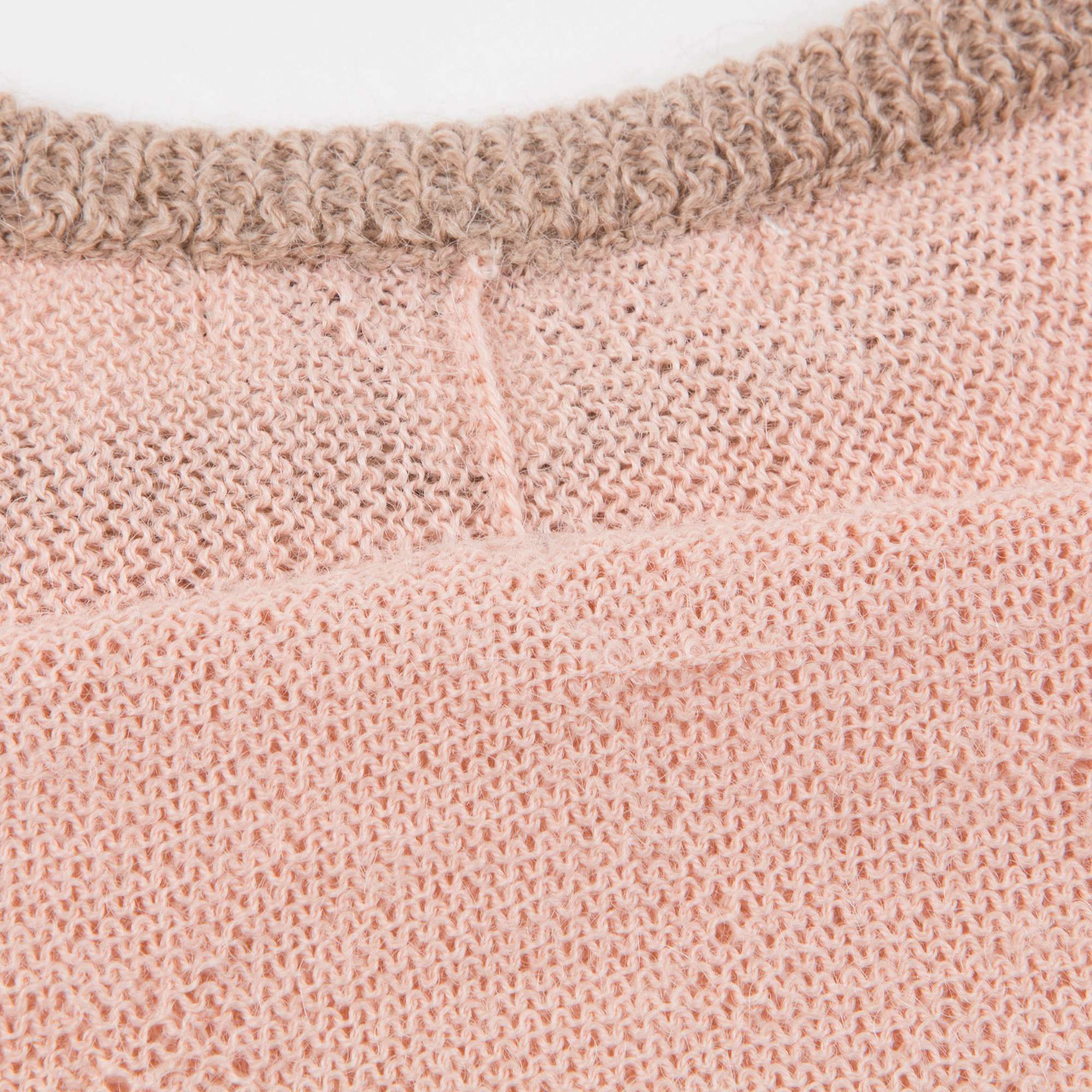 Girls Pink Baby Alpaca Knitwear Jumper