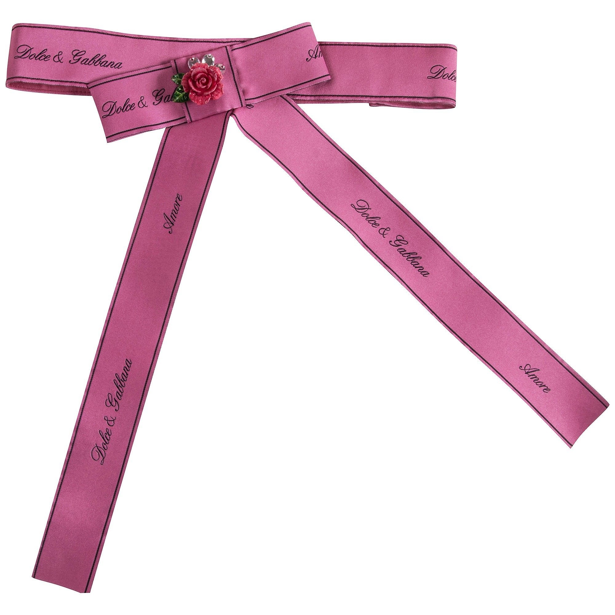Girls Rose Logo Waist Belt