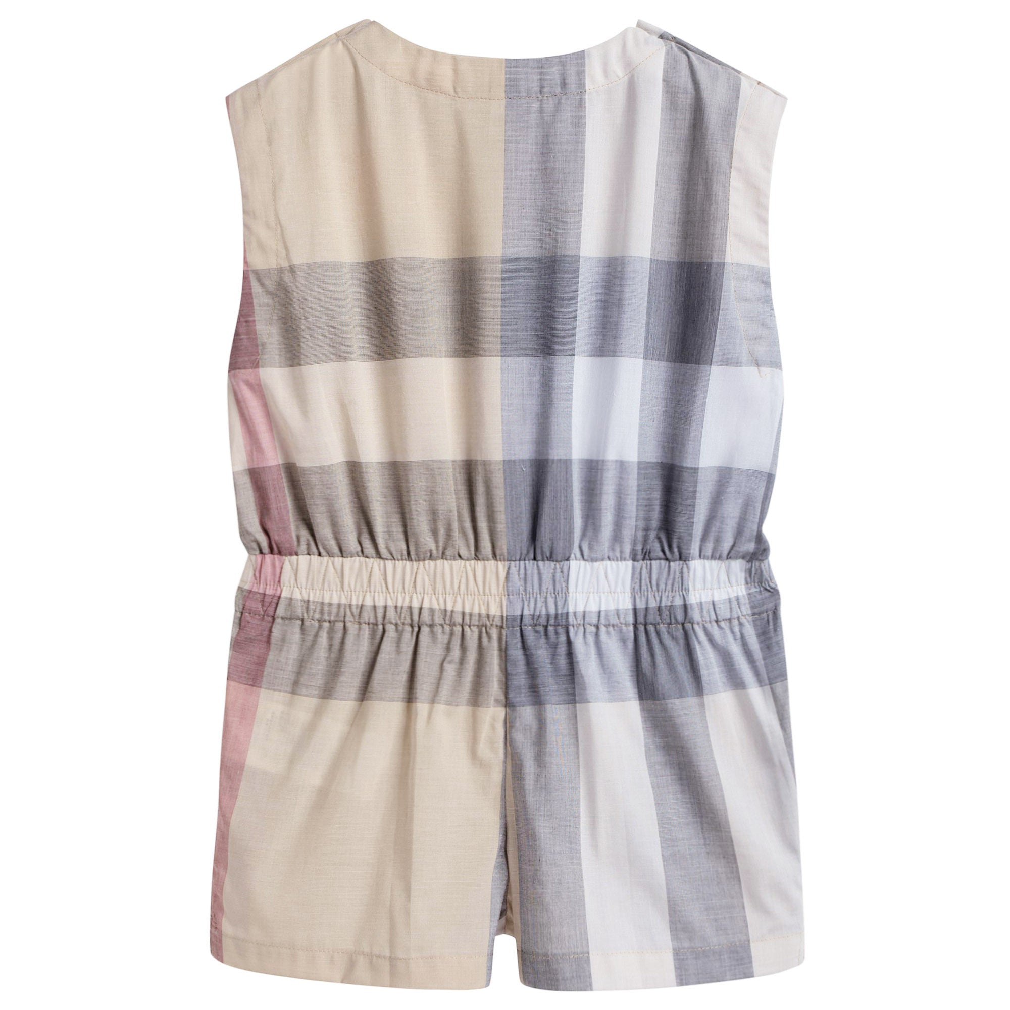Baby Girls Classic Check Babysuit