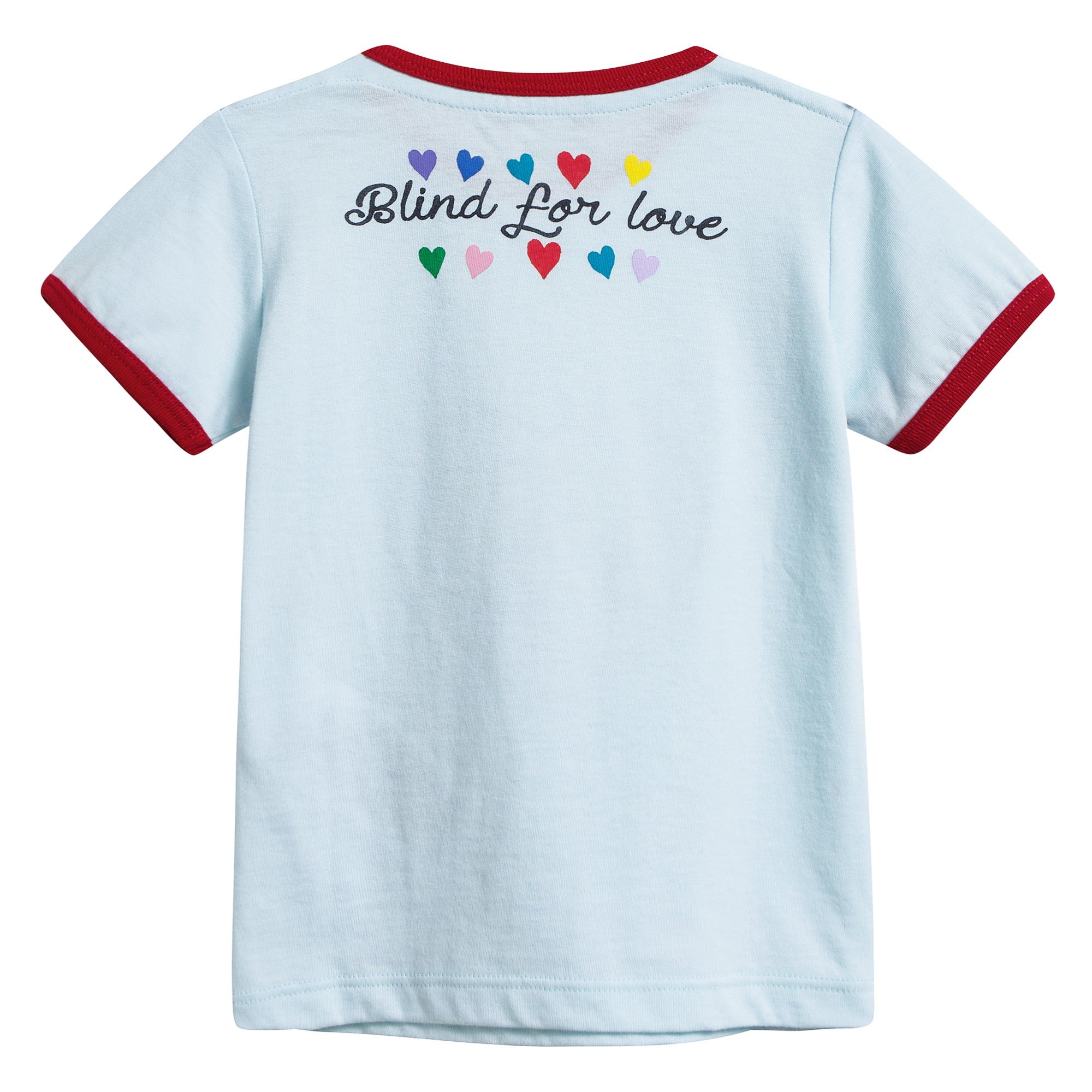 Baby Girls White Heart T-shirt