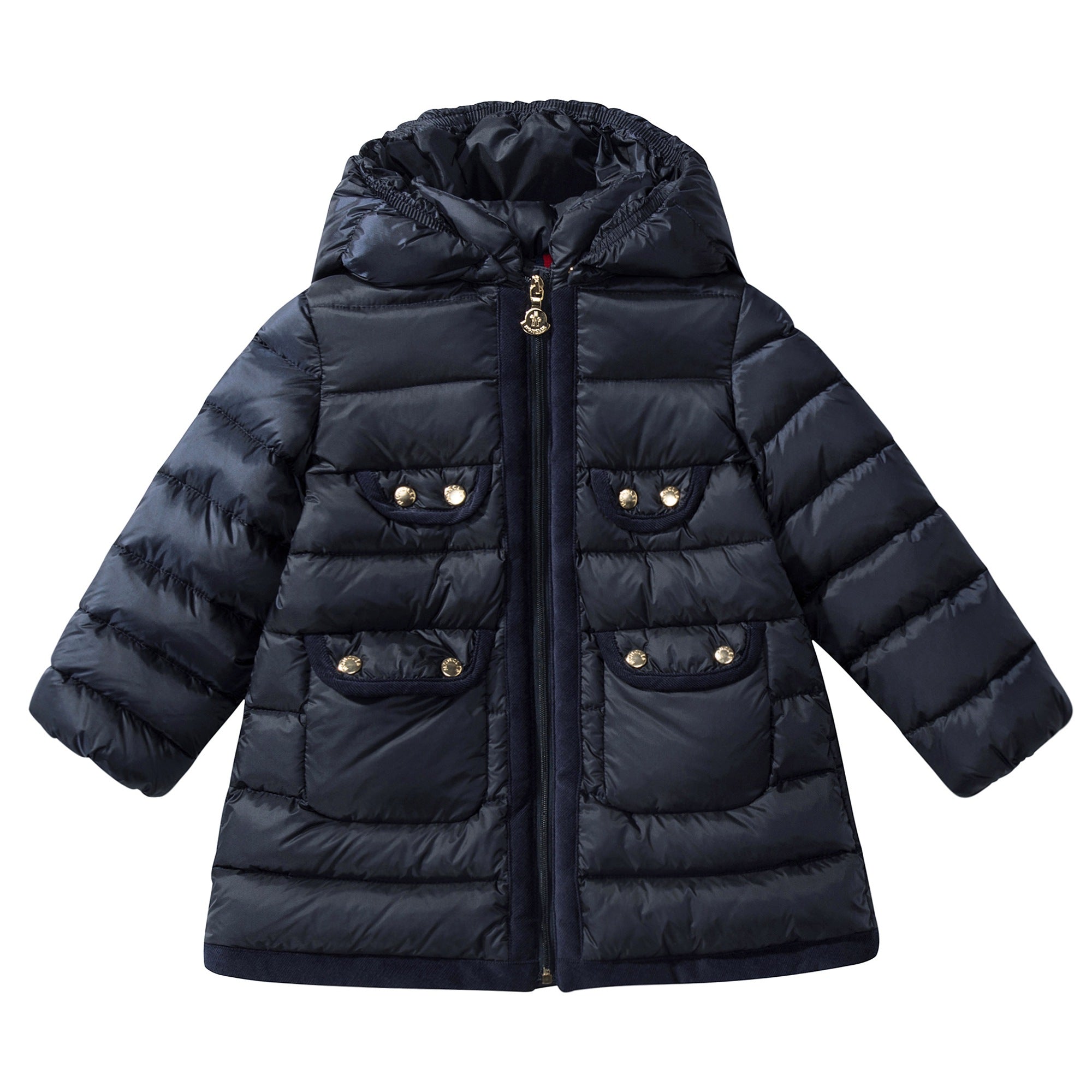 Baby Girls Blue 'Maevant' Down Padded Coat