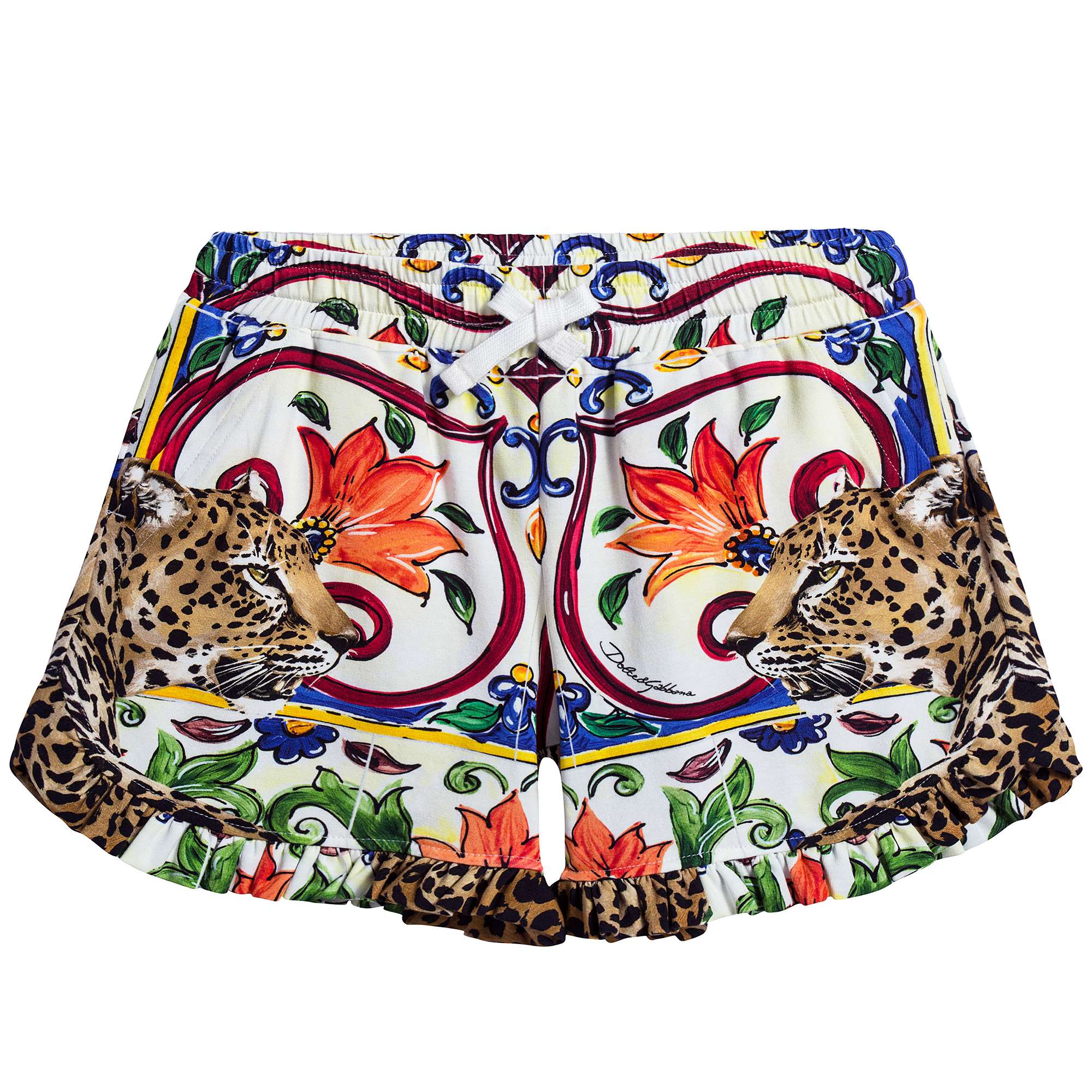 Girls Majolica Cotton Jersey Shorts