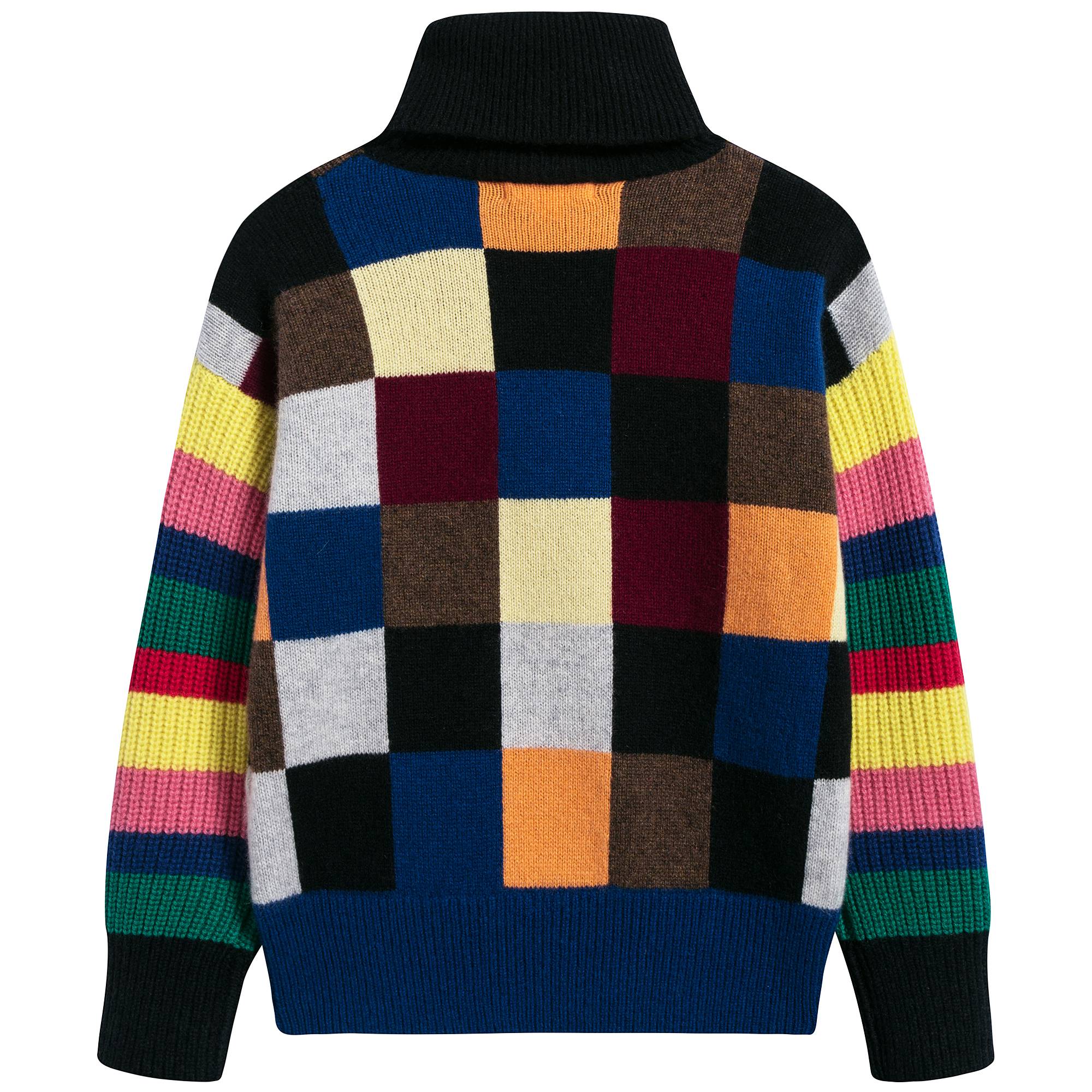 Girls Multicolour Cashmere Sweater
