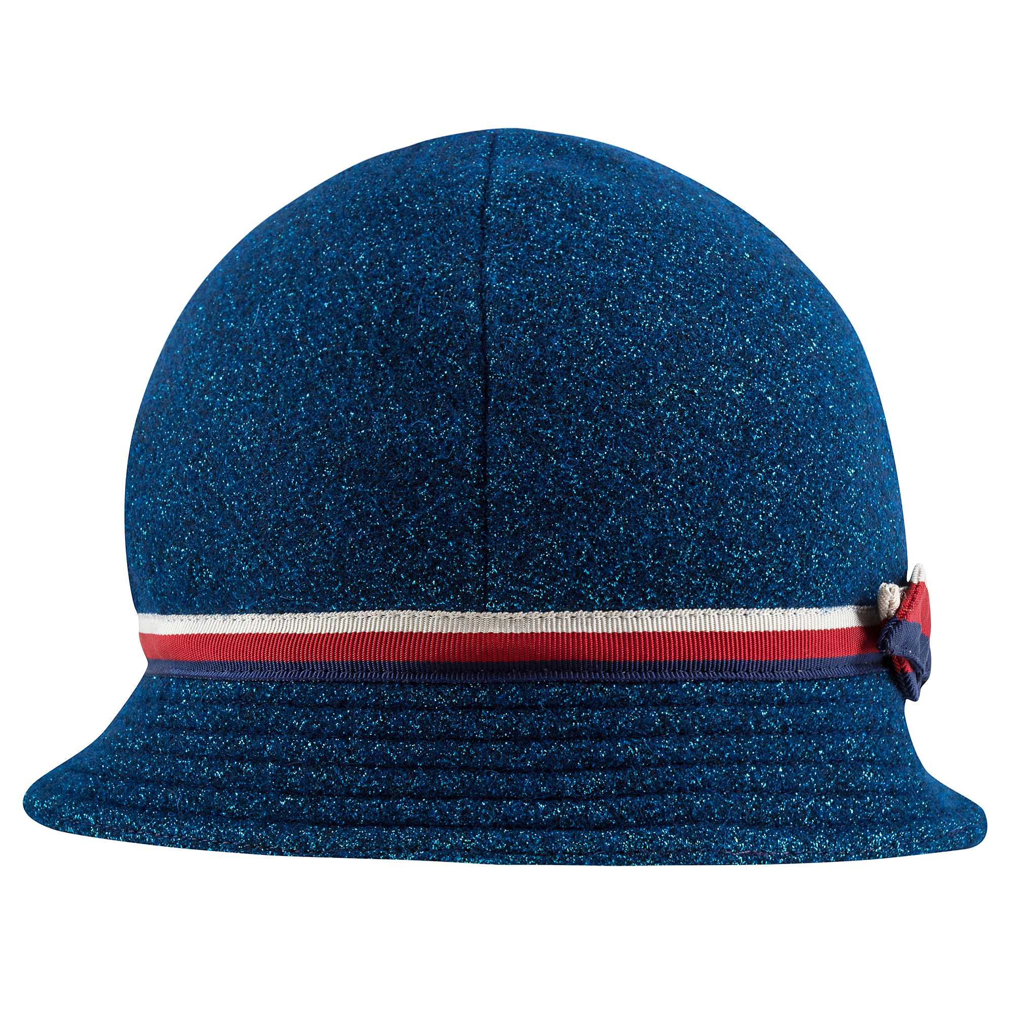 Girls Blue Felted Wool Hat