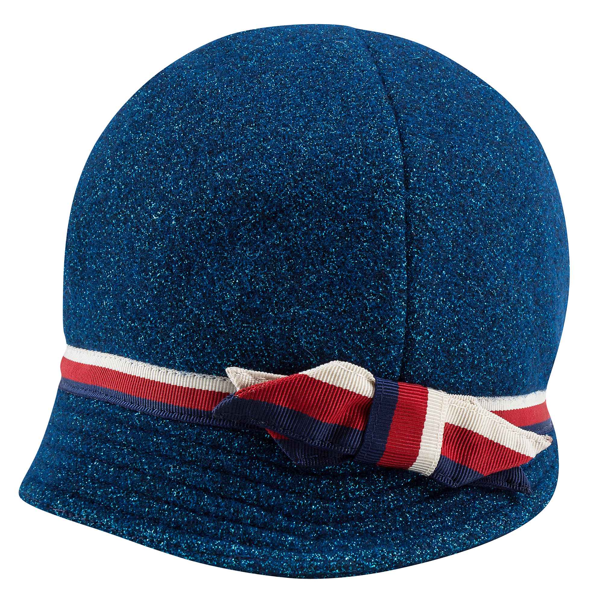Girls Blue Felted Wool Hat