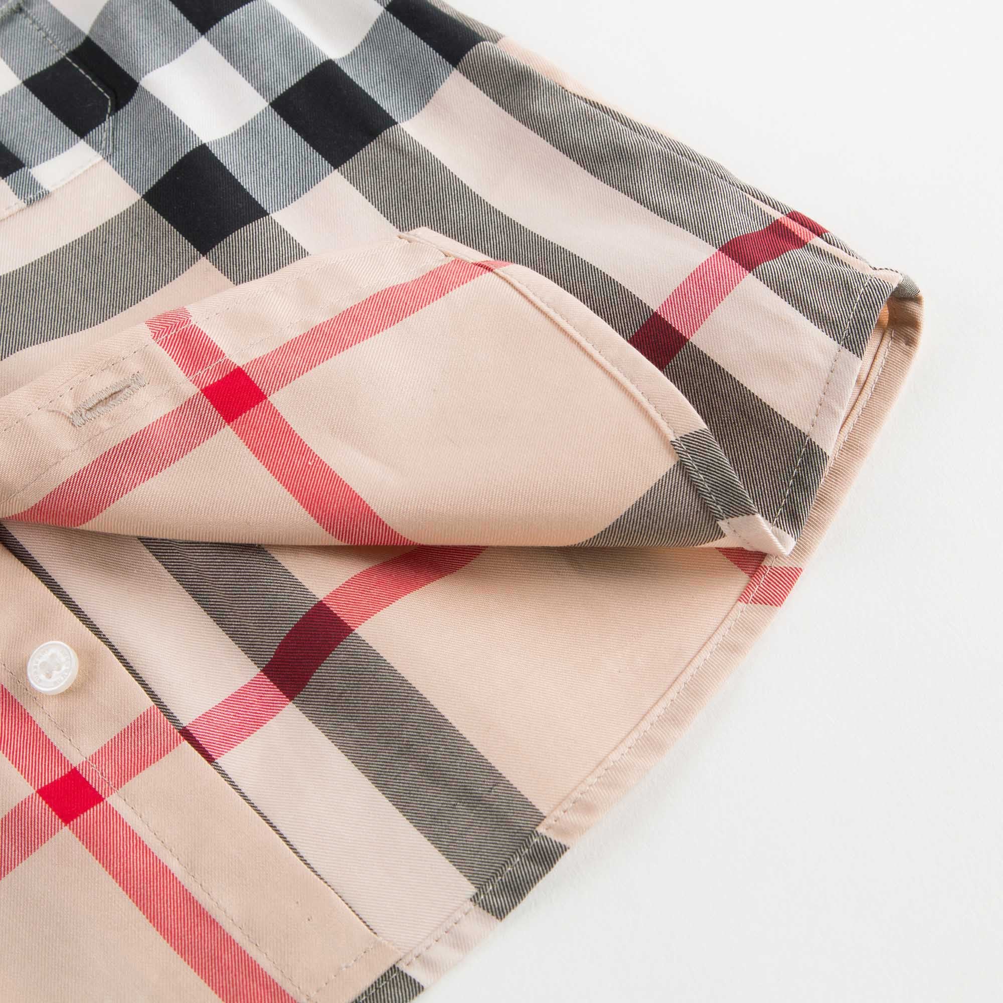 Baby Boys Classic Check Shirt With Pockets
