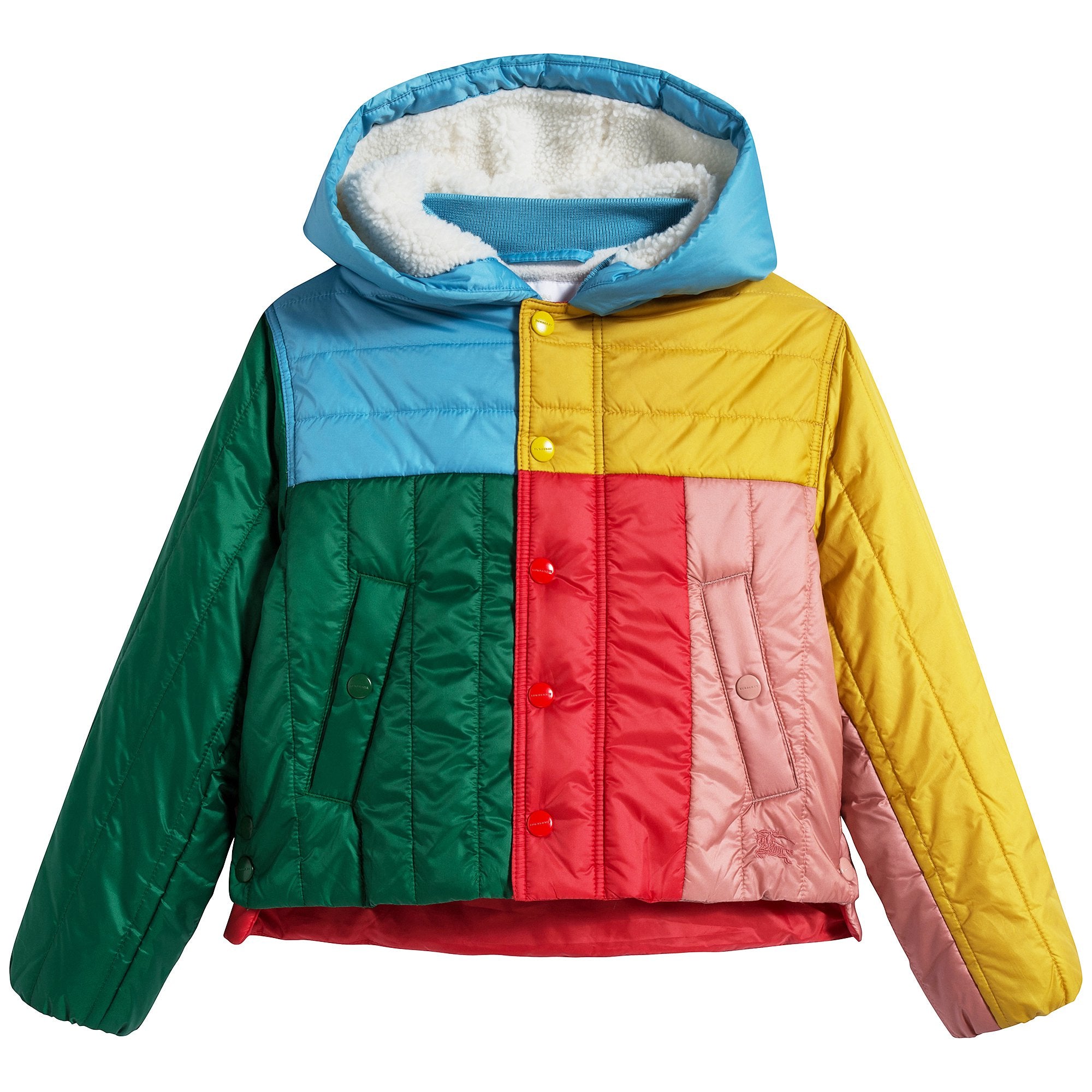 Baby Girls Bright Orange Red Coat