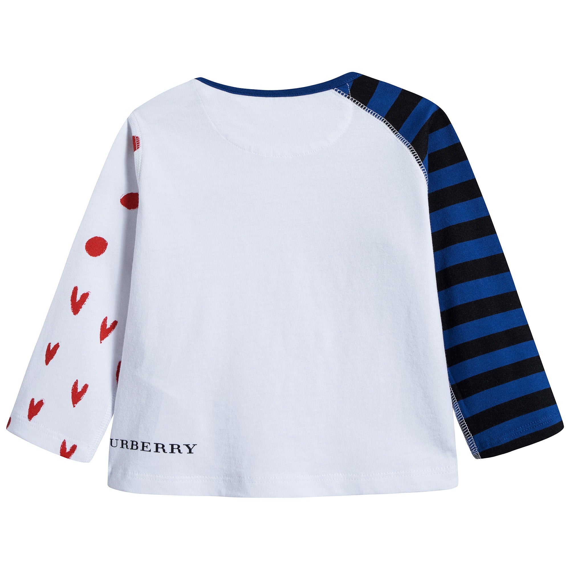 Baby Girls White Cotton T-shirt