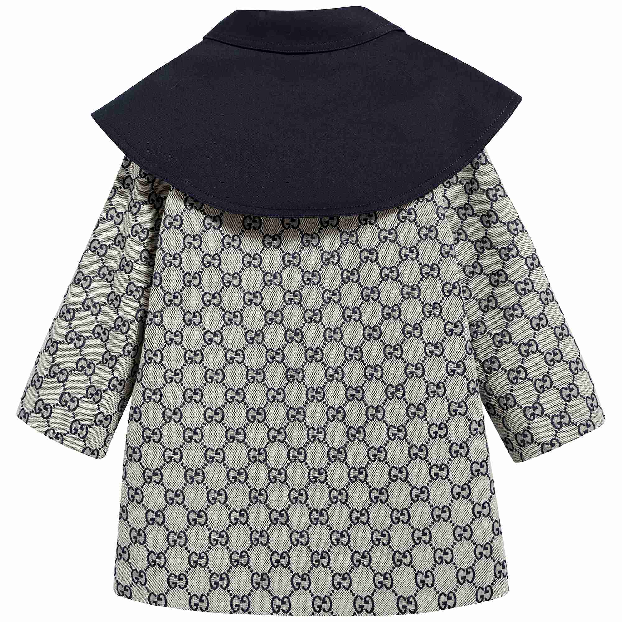 Baby Girls Blue GG Coat