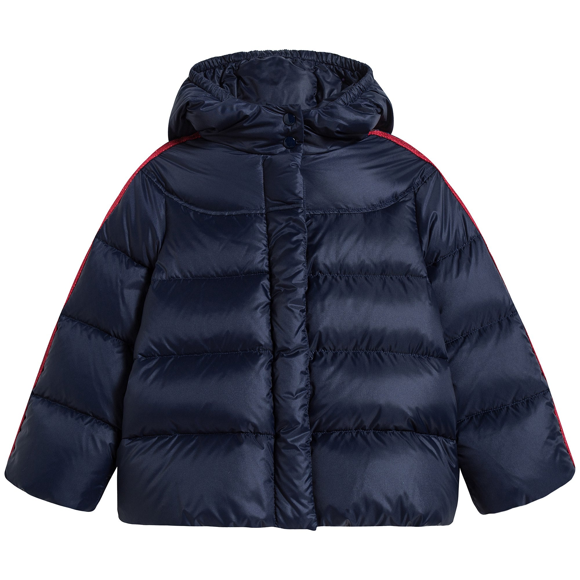 Baby Girls Blue Padded Down Coat