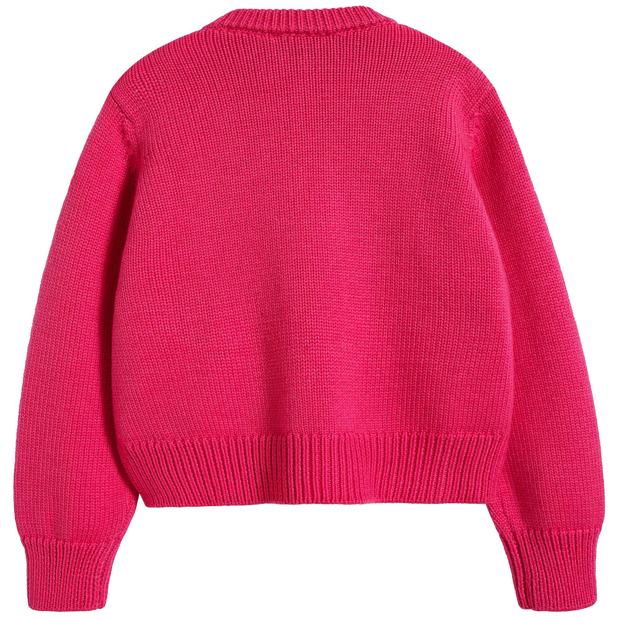 Girls Pink "MAGLIA TRICOT" Cardigan