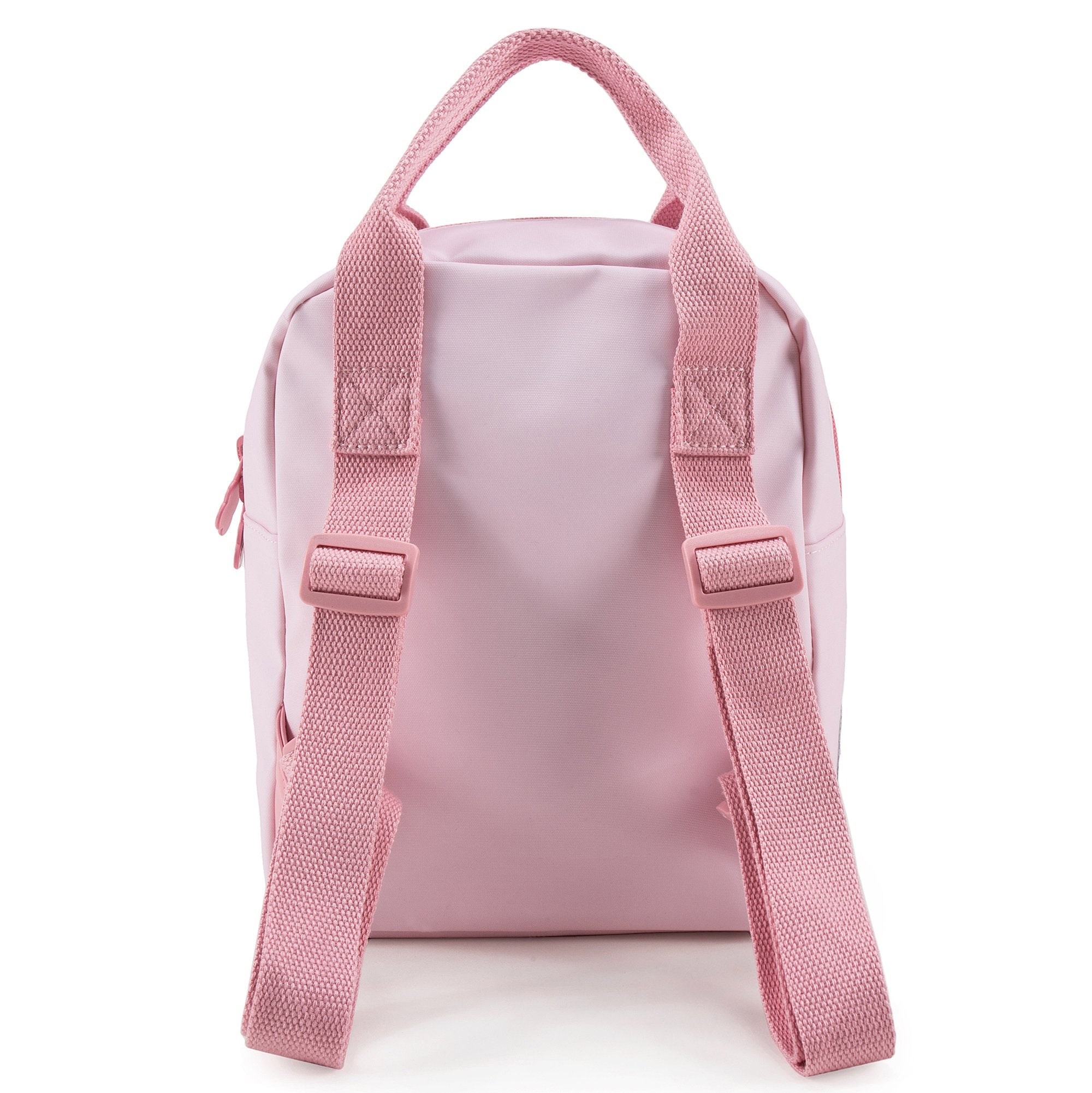 Girls Light Pink Bunny Faces Backpack(20 x 13 x 26 cm)