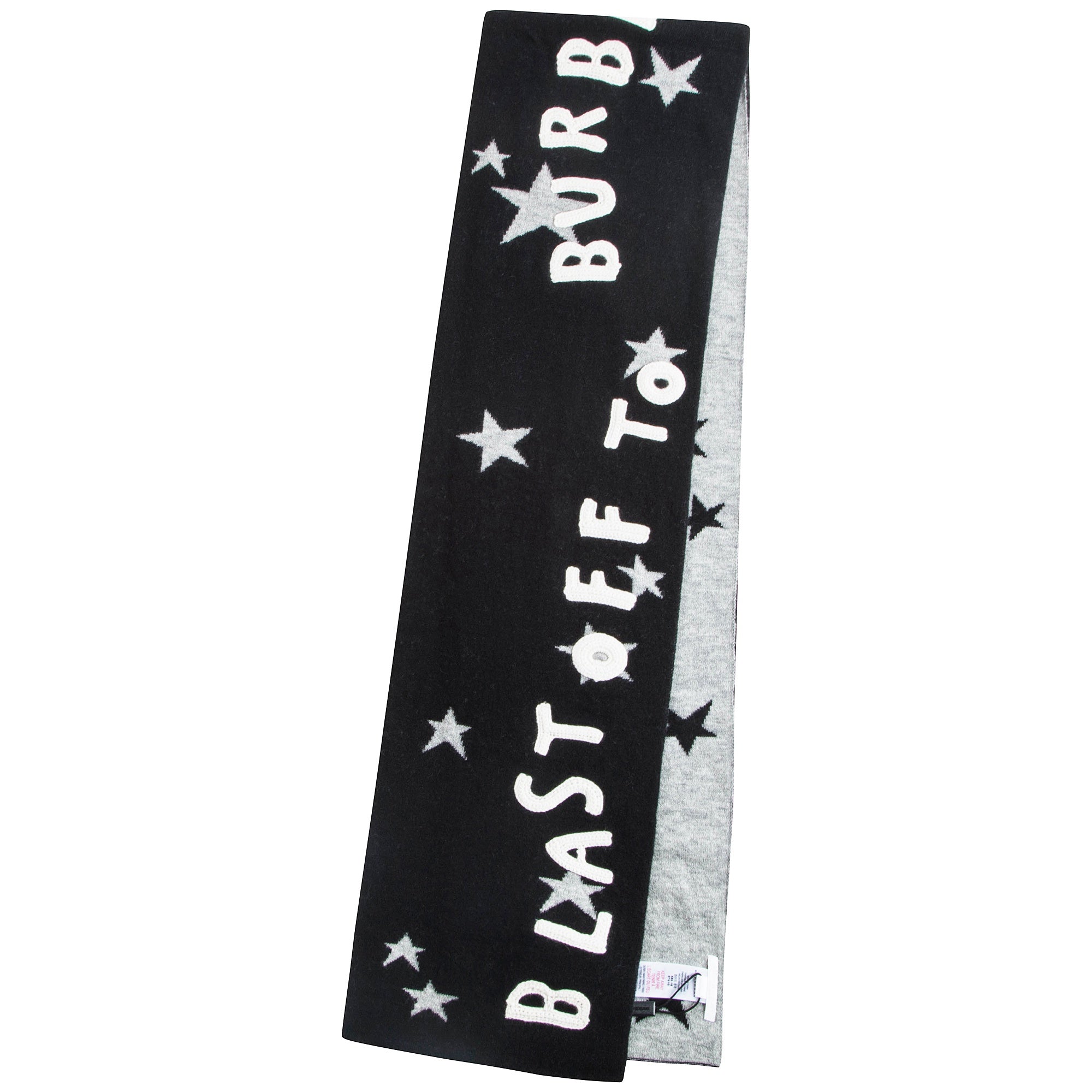 Girls & Boys Black Wool Scarves