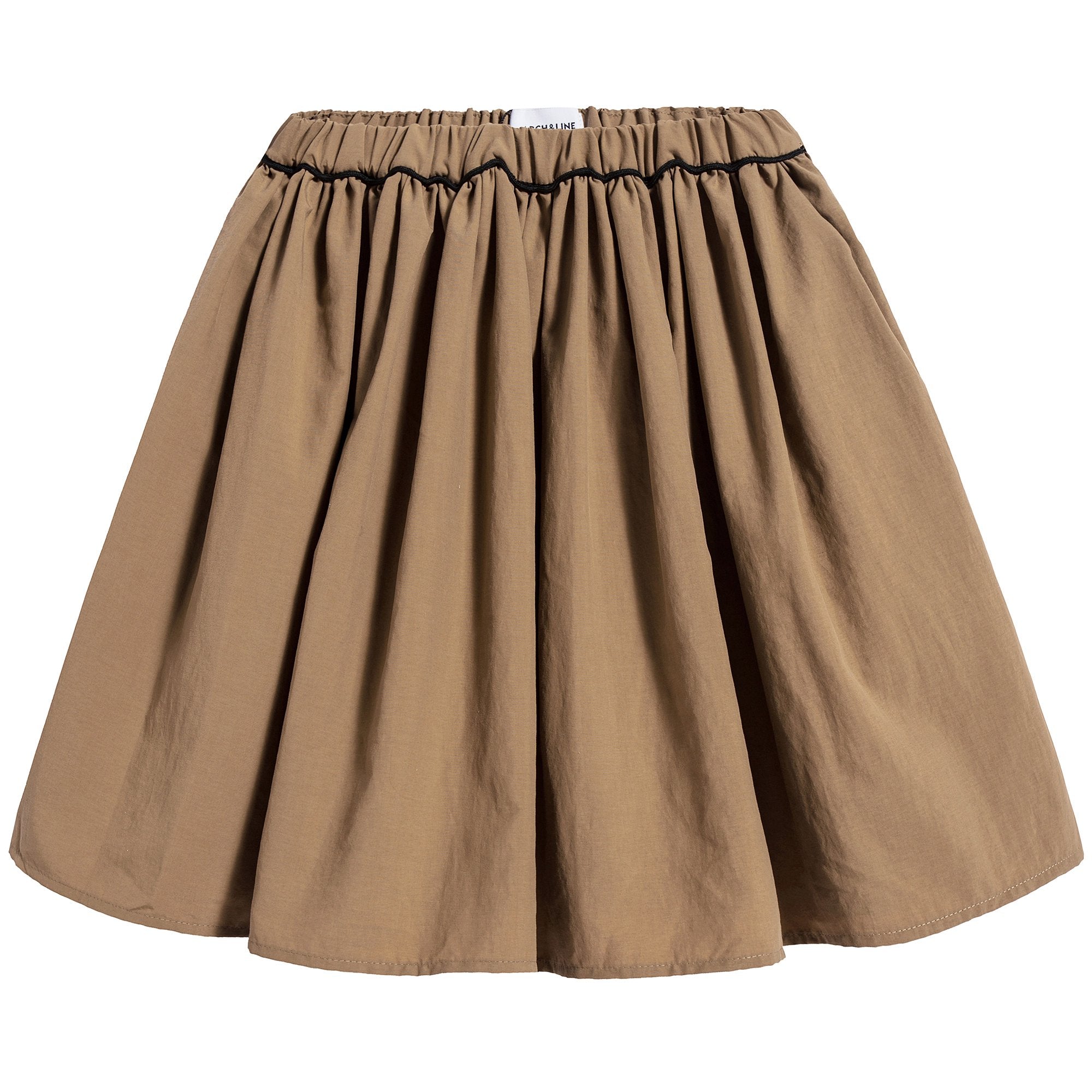 Girls Beige Frill Skirt