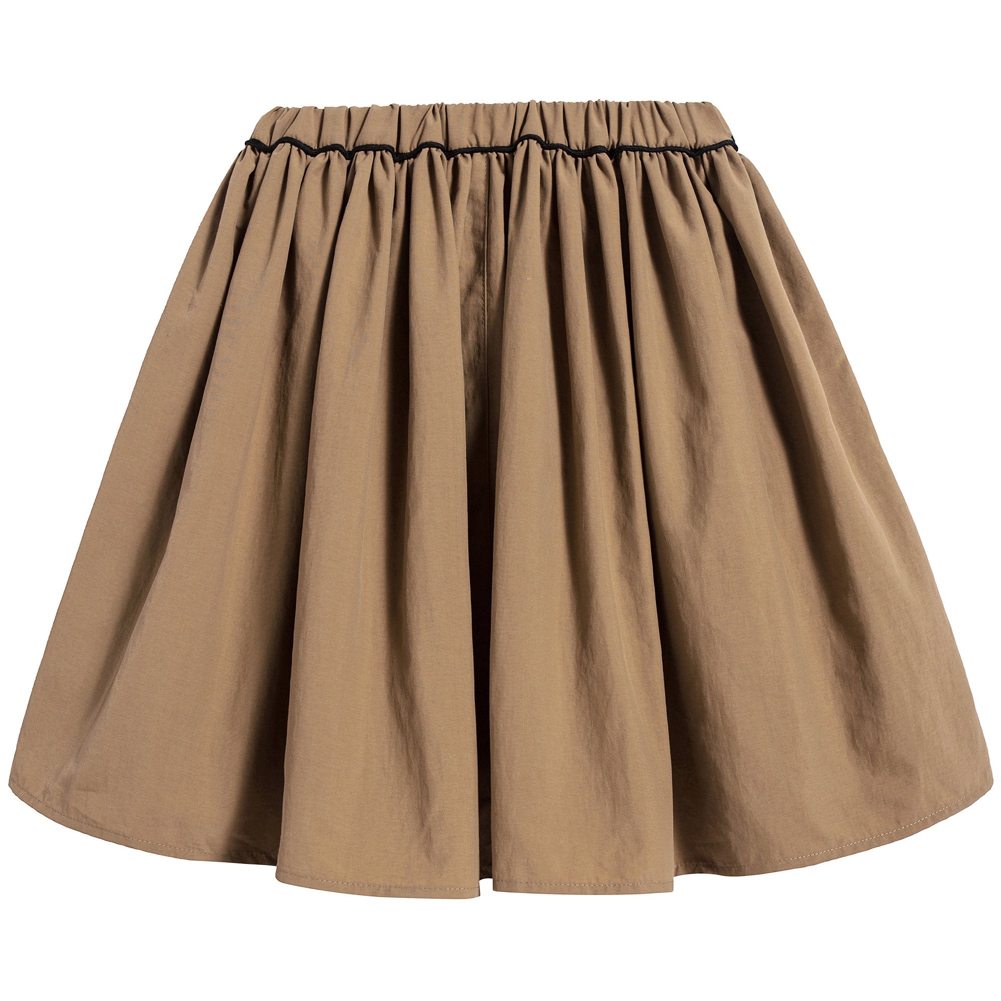 Girls Beige Frill Skirt