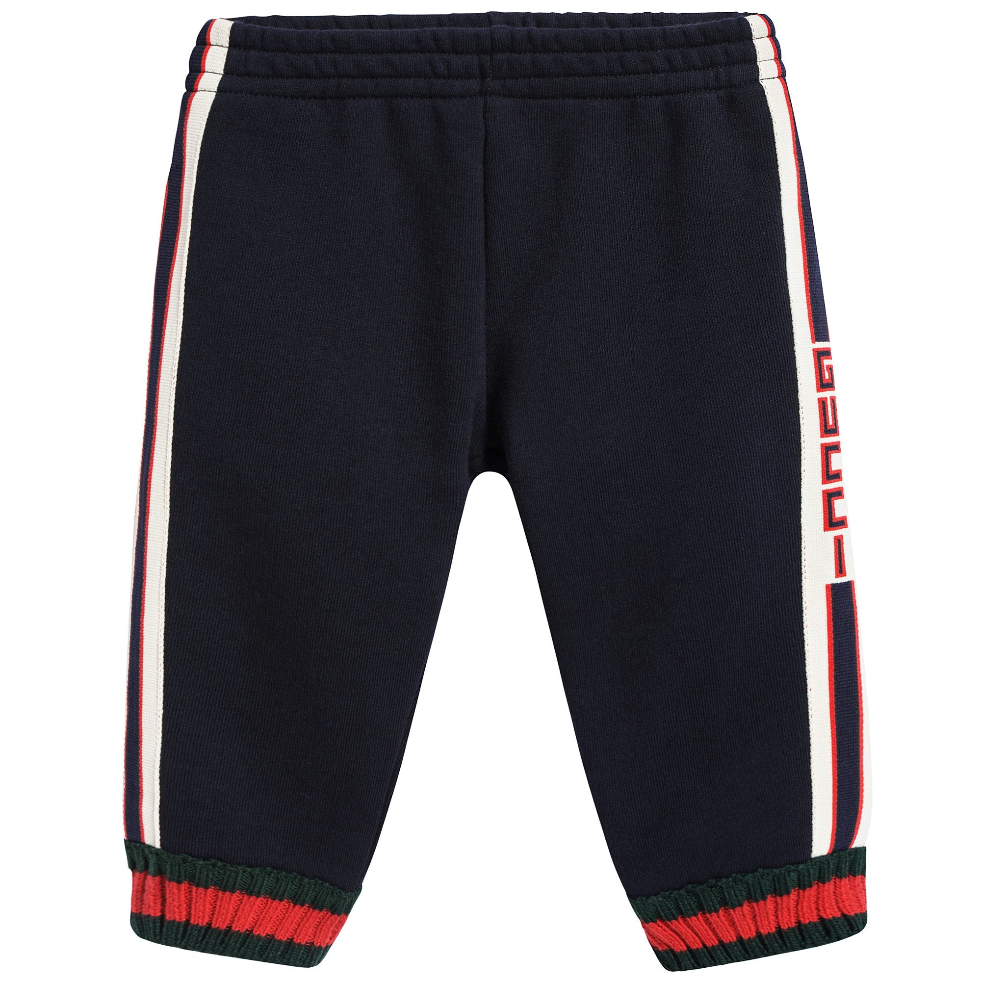 Baby Navy Blue Cotton Joggers