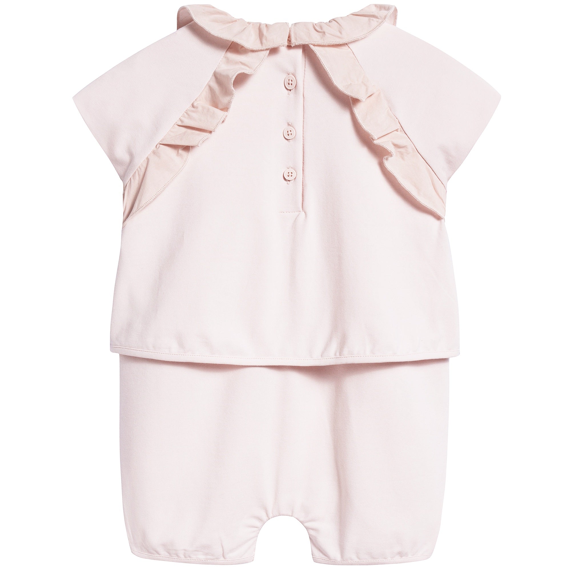 Baby Girls Pale Pink Babysuit