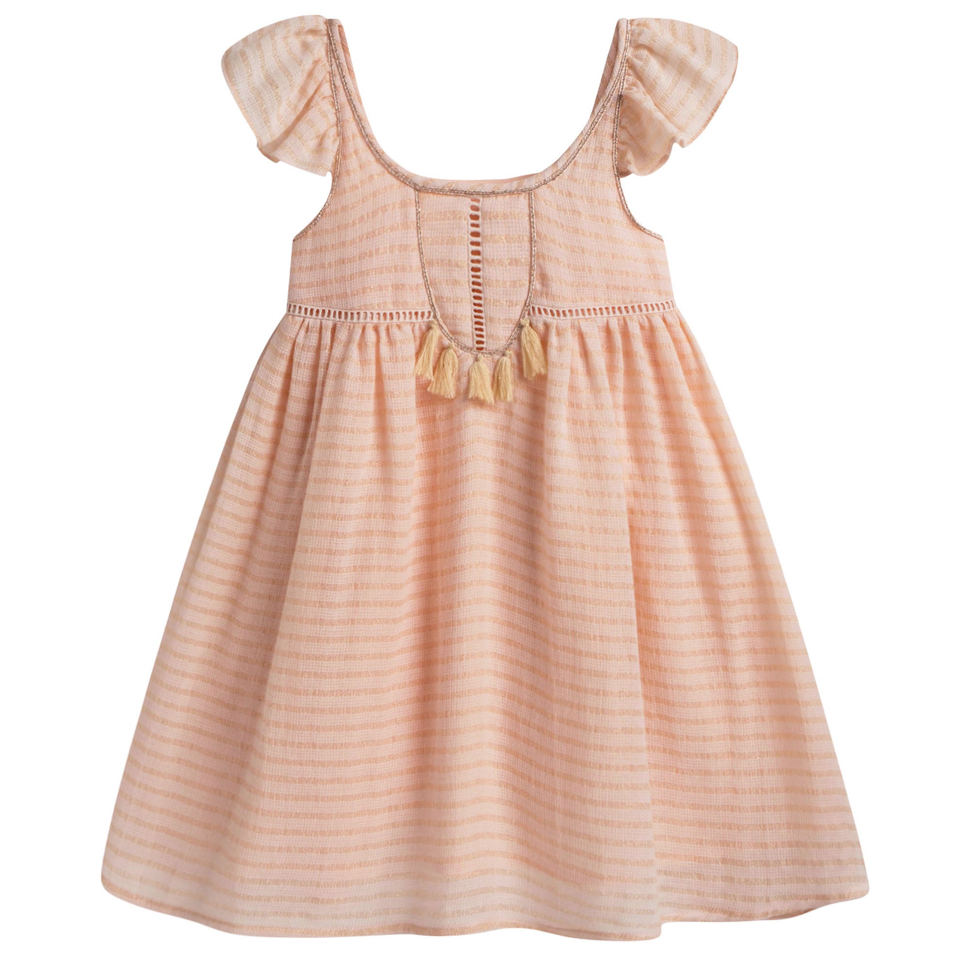Girls Pink 'Baya' Cotton Dress