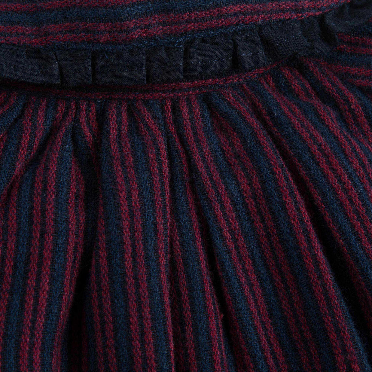 Baby Girls Purple Rayol Striped Cotton Woven Dress - CÉMAROSE | Children's Fashion Store - 7