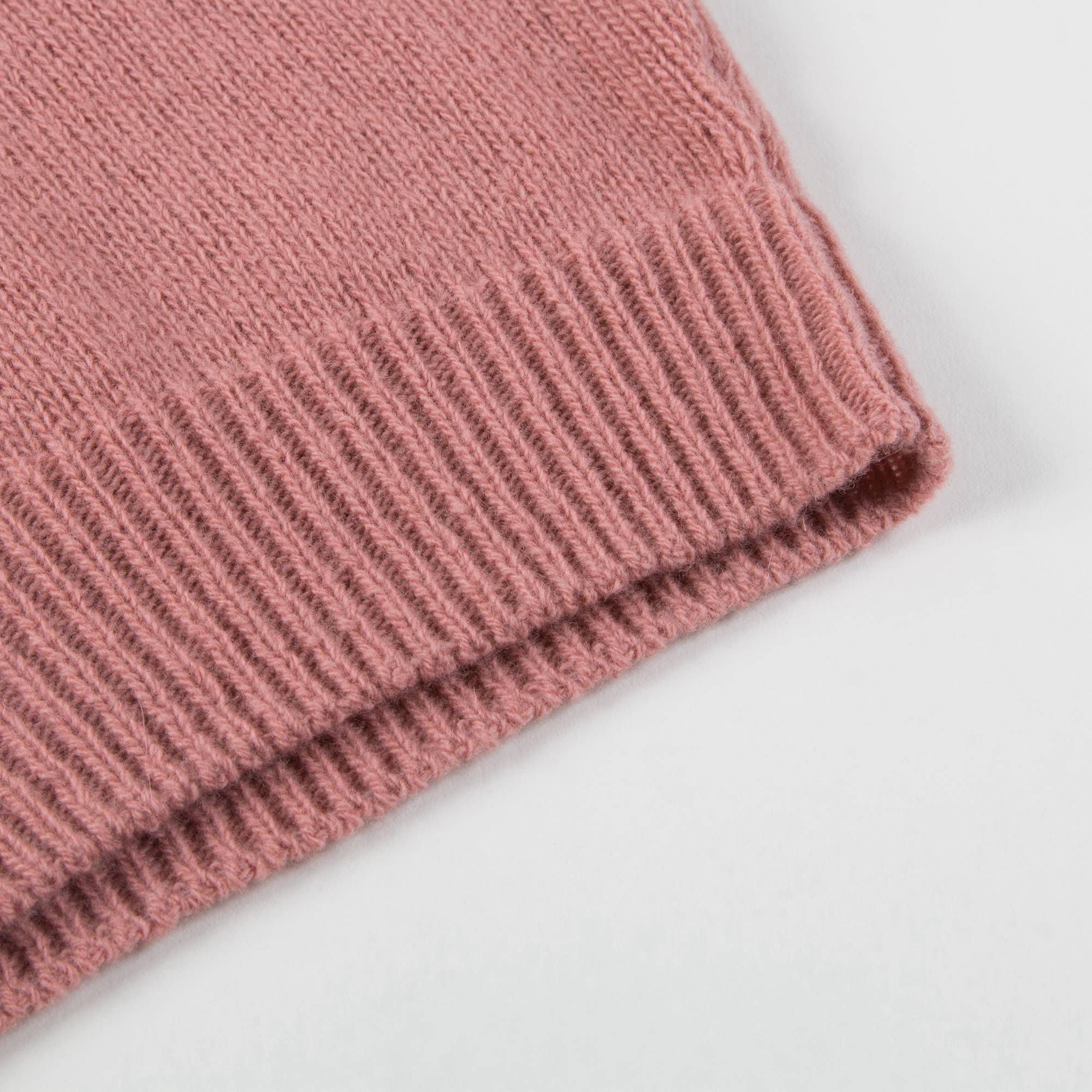Girls Rose Pink Wool Sweater