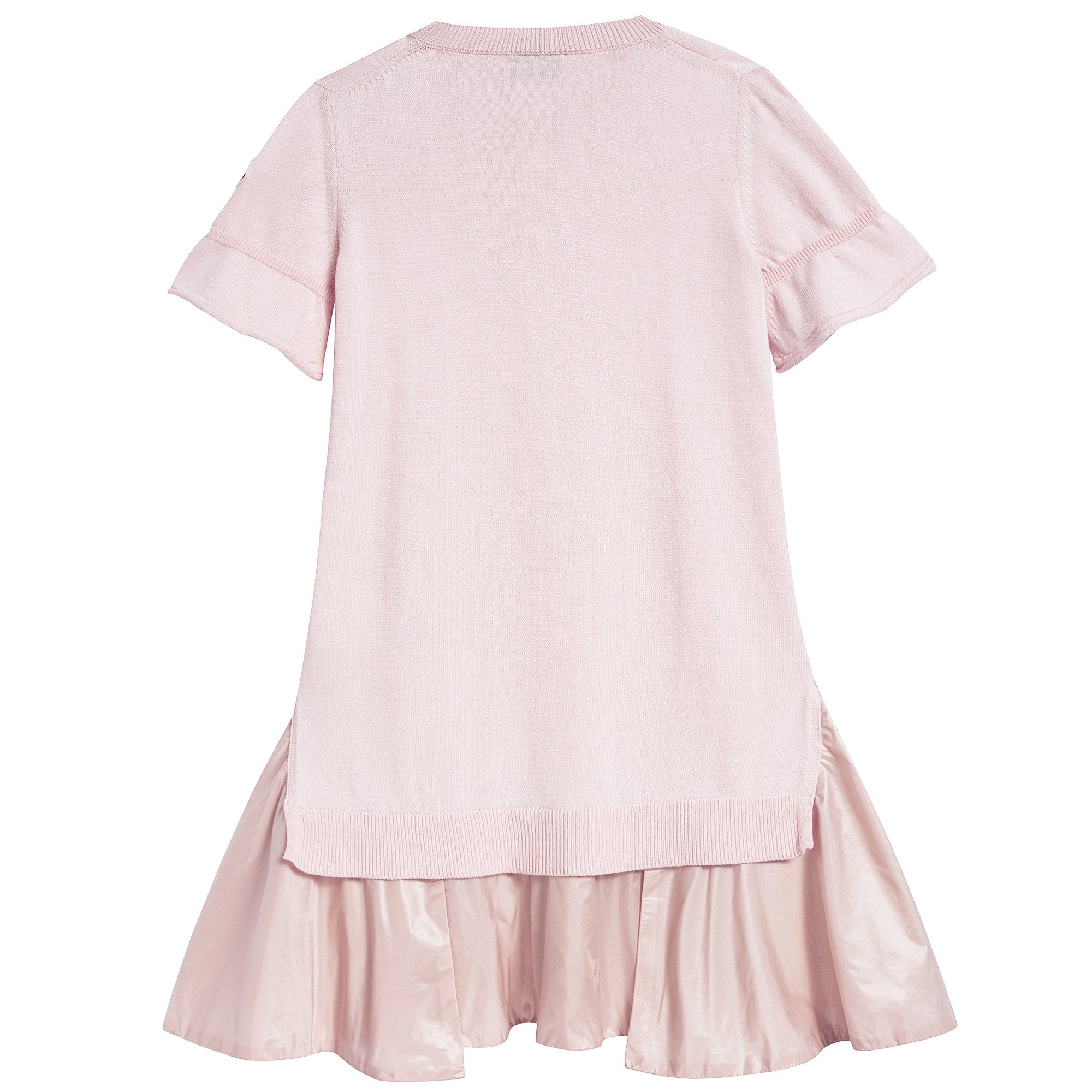 Girls Pale Pink Logo Dress