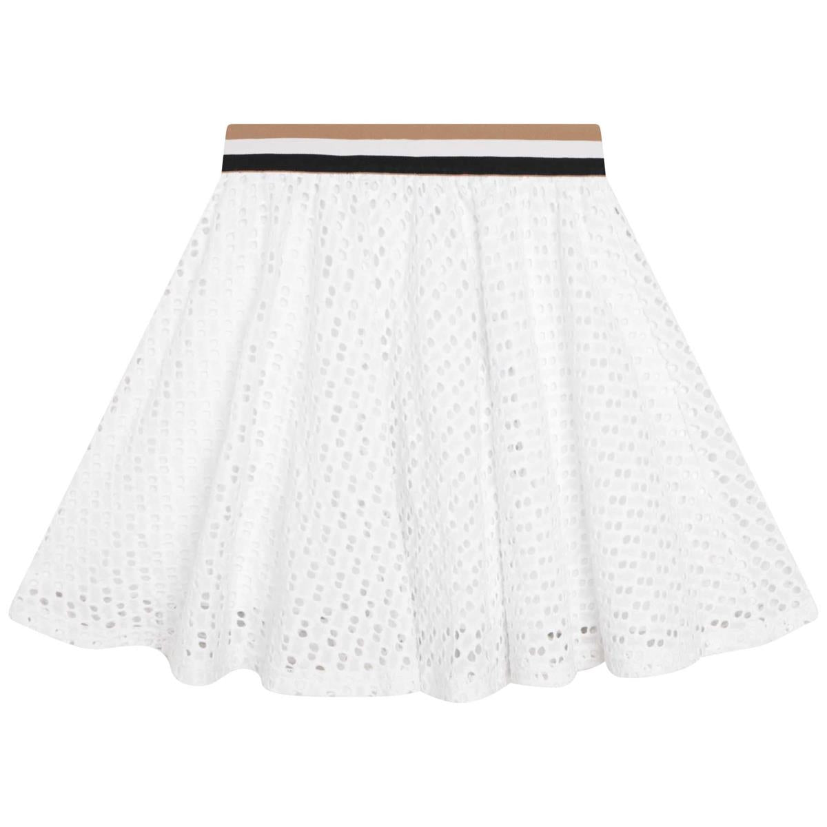 Girls White Skirt