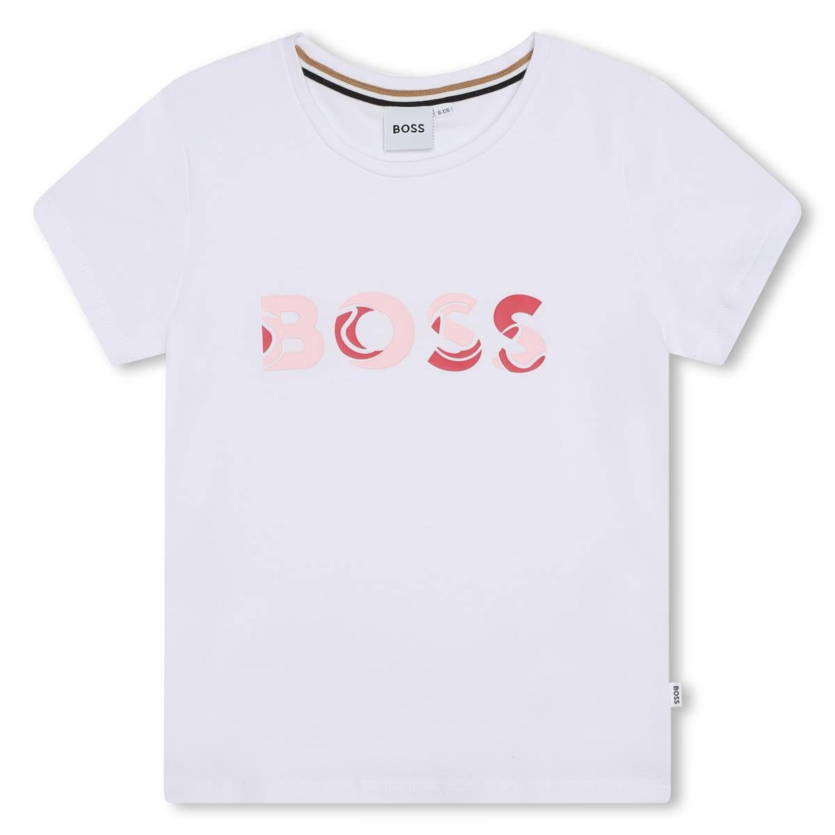 Girls White Logo T-Shirt