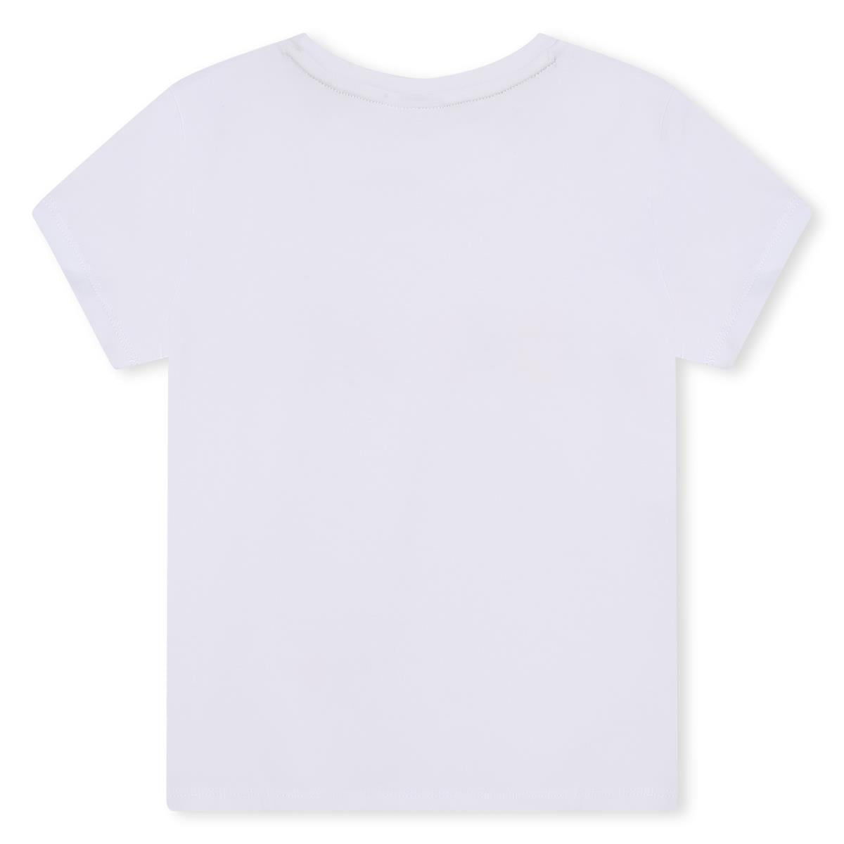 Girls White Logo T-Shirt