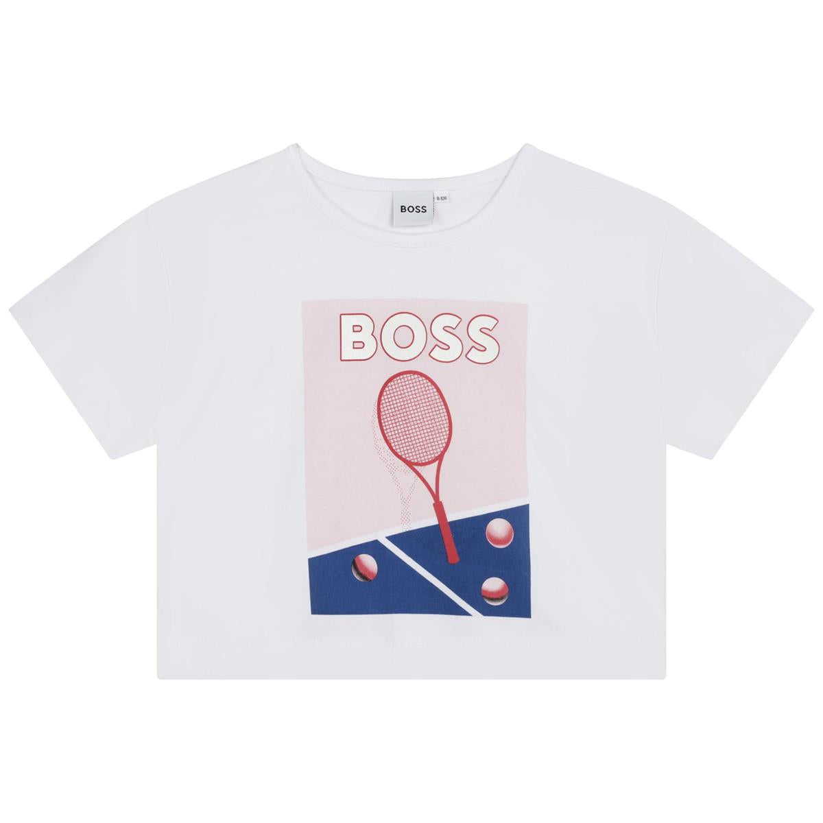 Girls White Logo T-Shirt