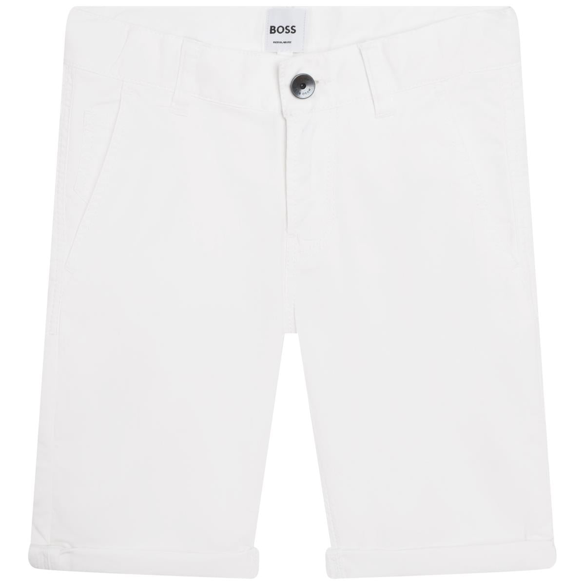 Boys & Girls White Shorts