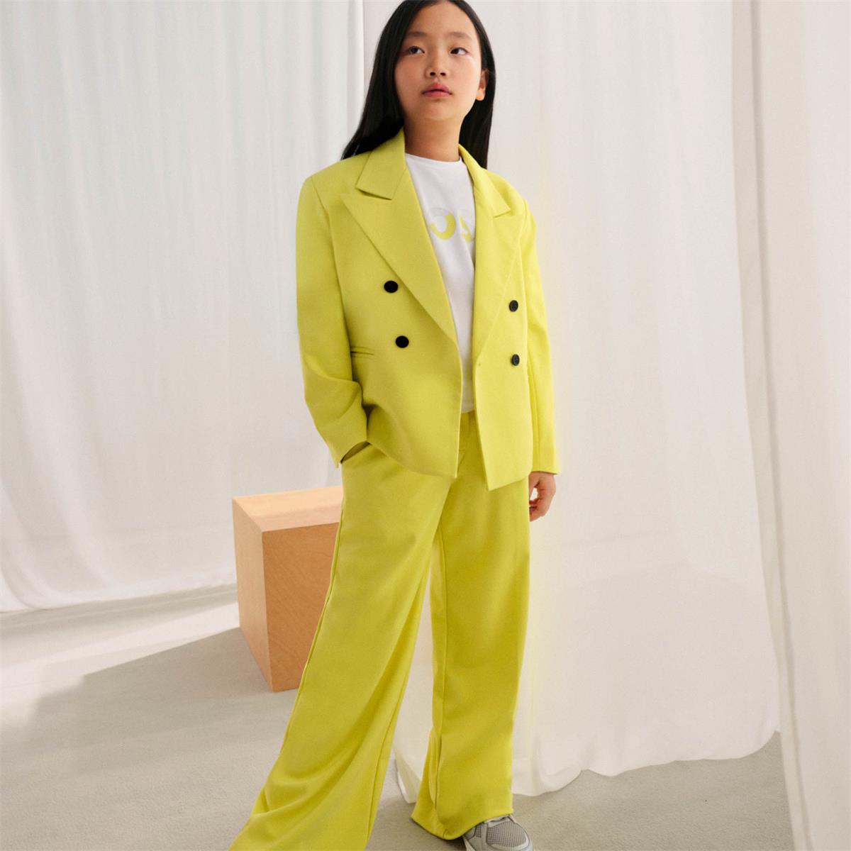 Girls Yellow Suit