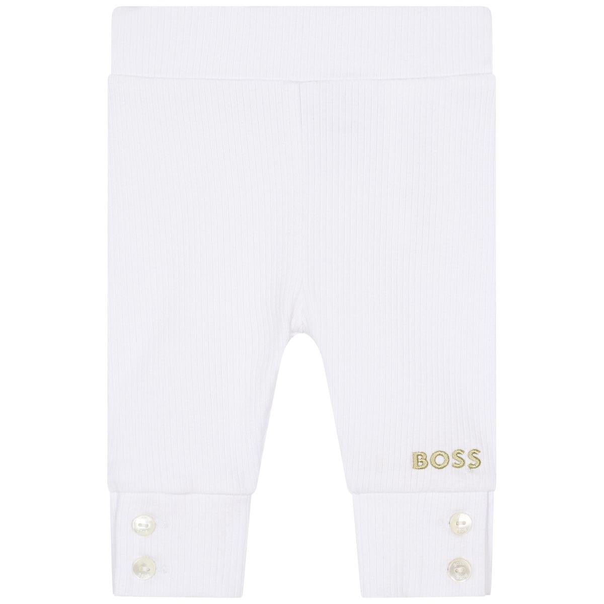 Baby Girls White Leggings