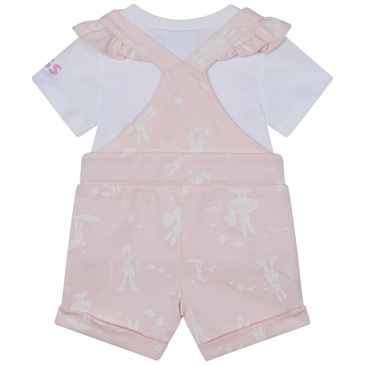 Baby Girls Pink Cotton Set