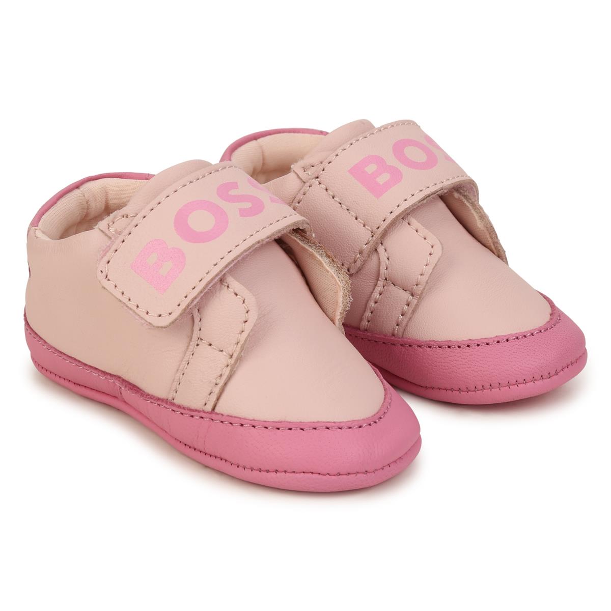 Baby Girls Pink Logo Shoes