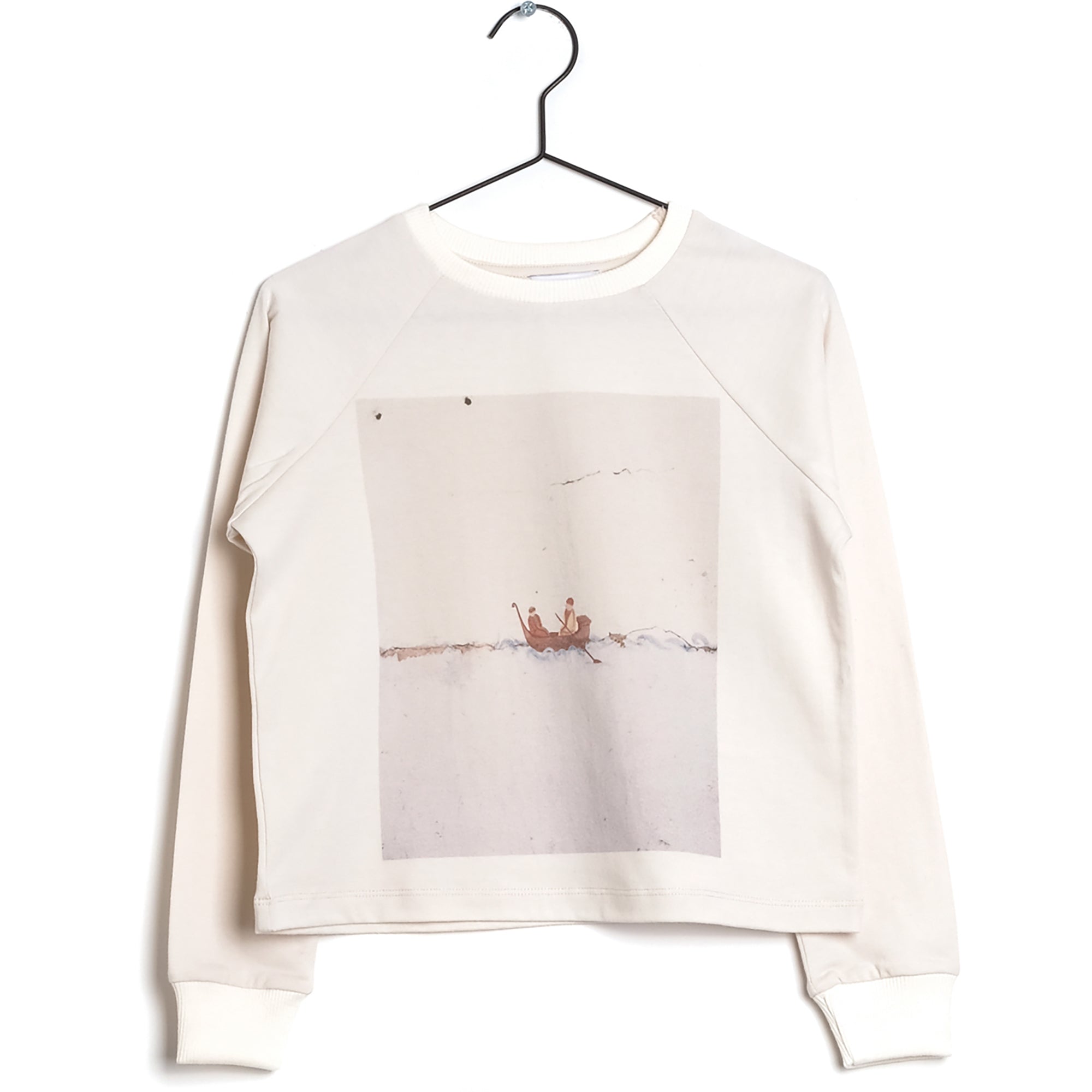 Girls White Cotton T-shirt