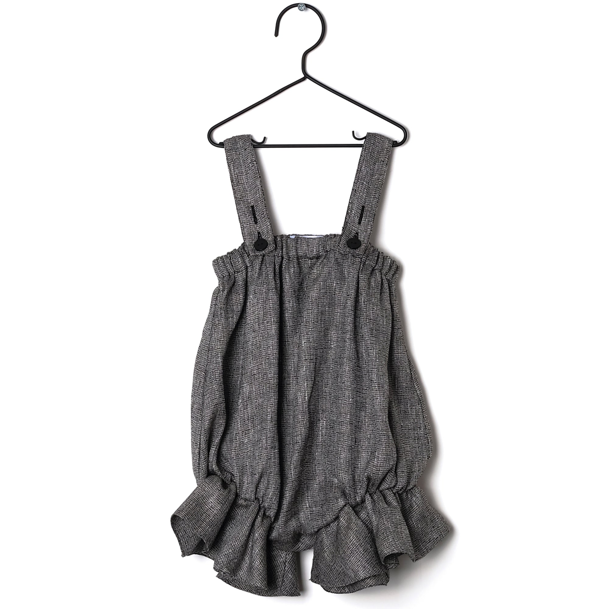 Baby Black Linen Jumpsuit