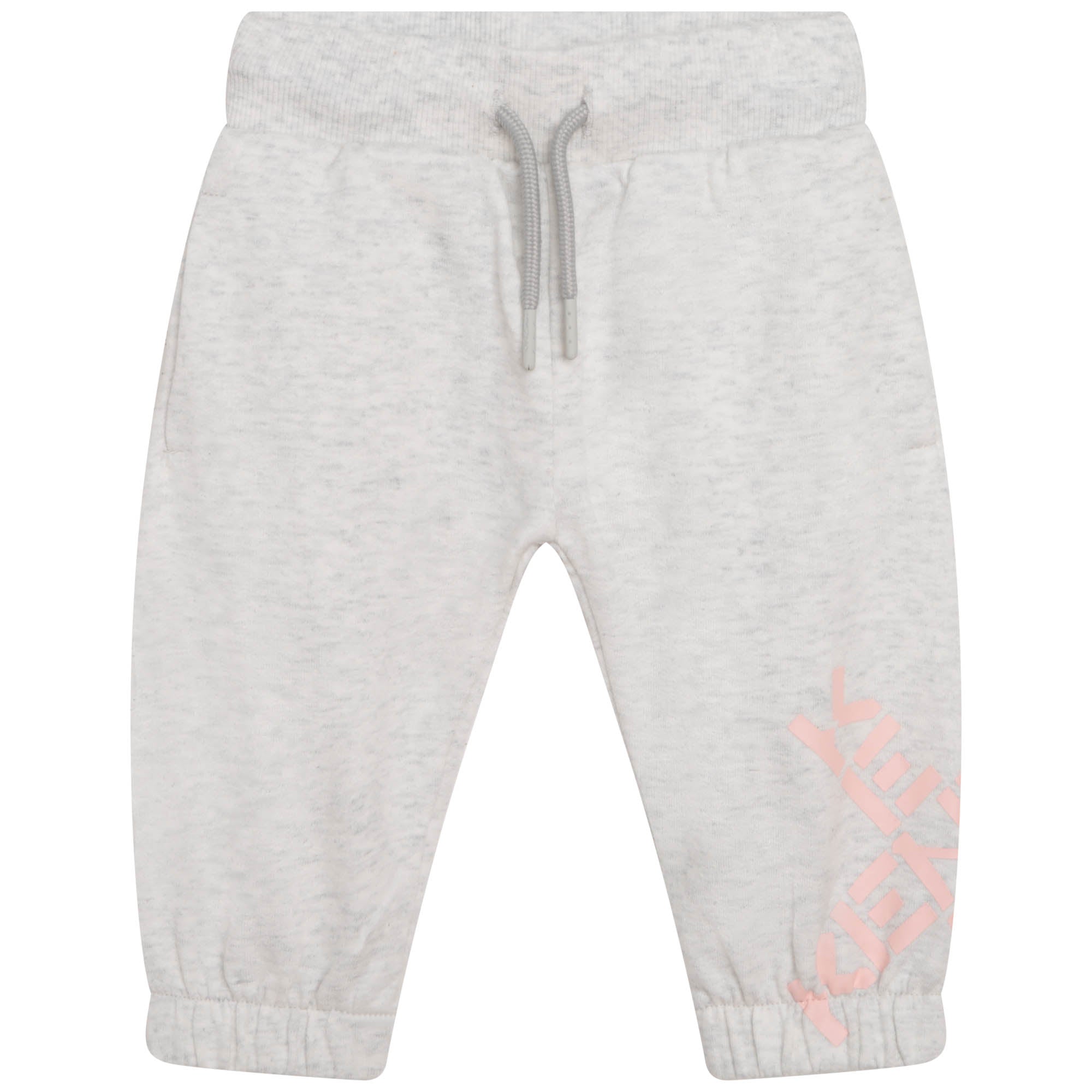 Baby Girls Grey Cotton Trousers