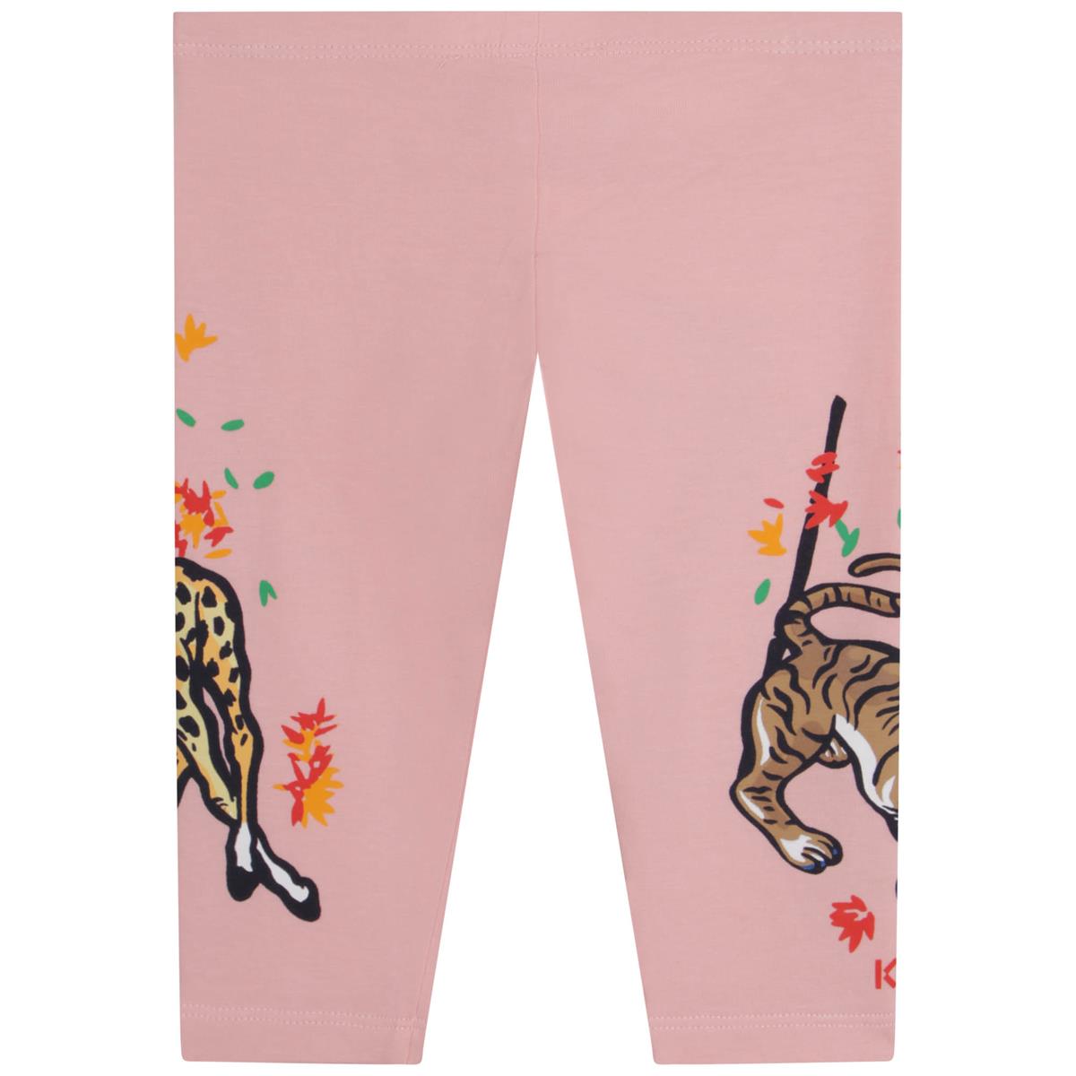 Baby Girls Pink Leggings