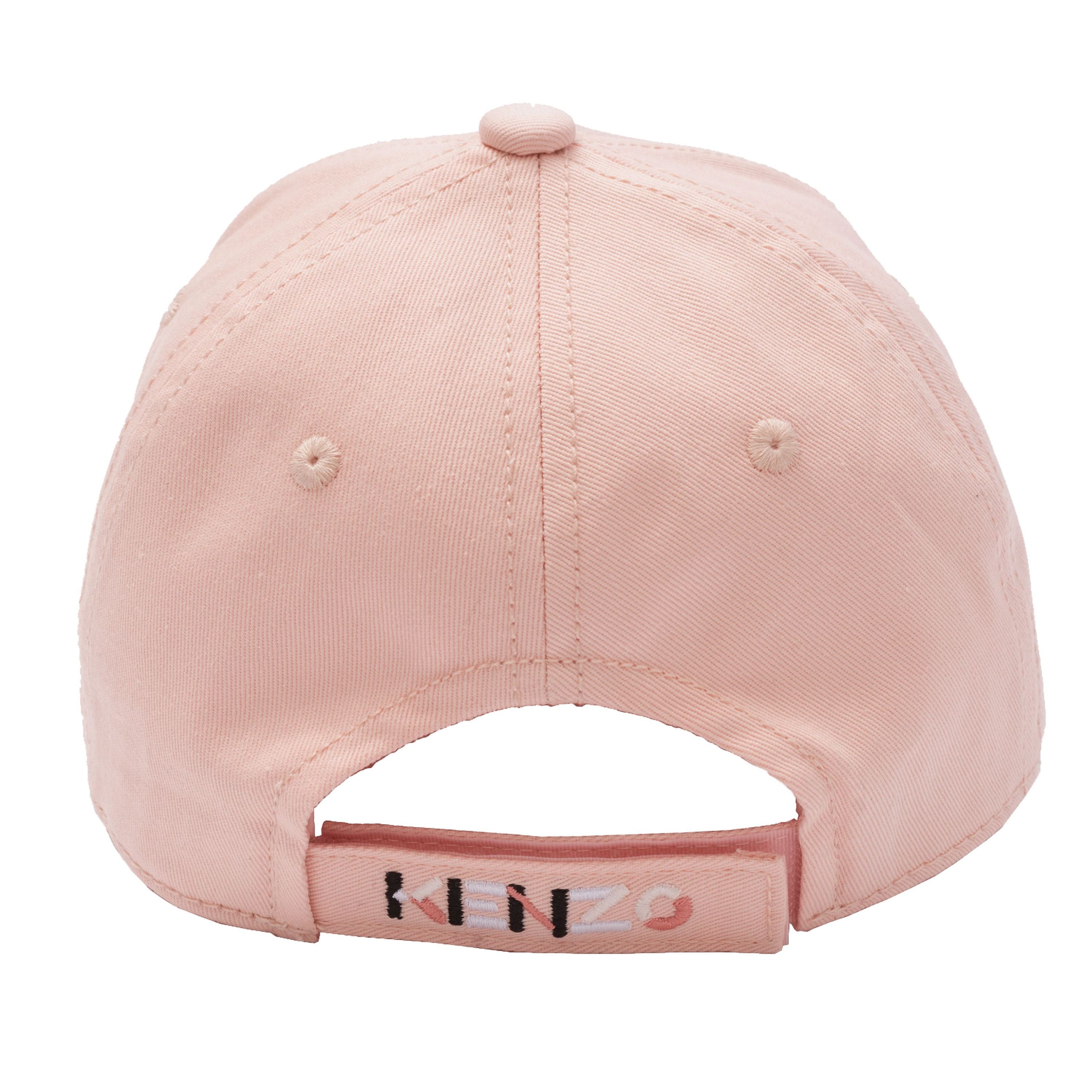 Girls Pink Logo Cotton Cap