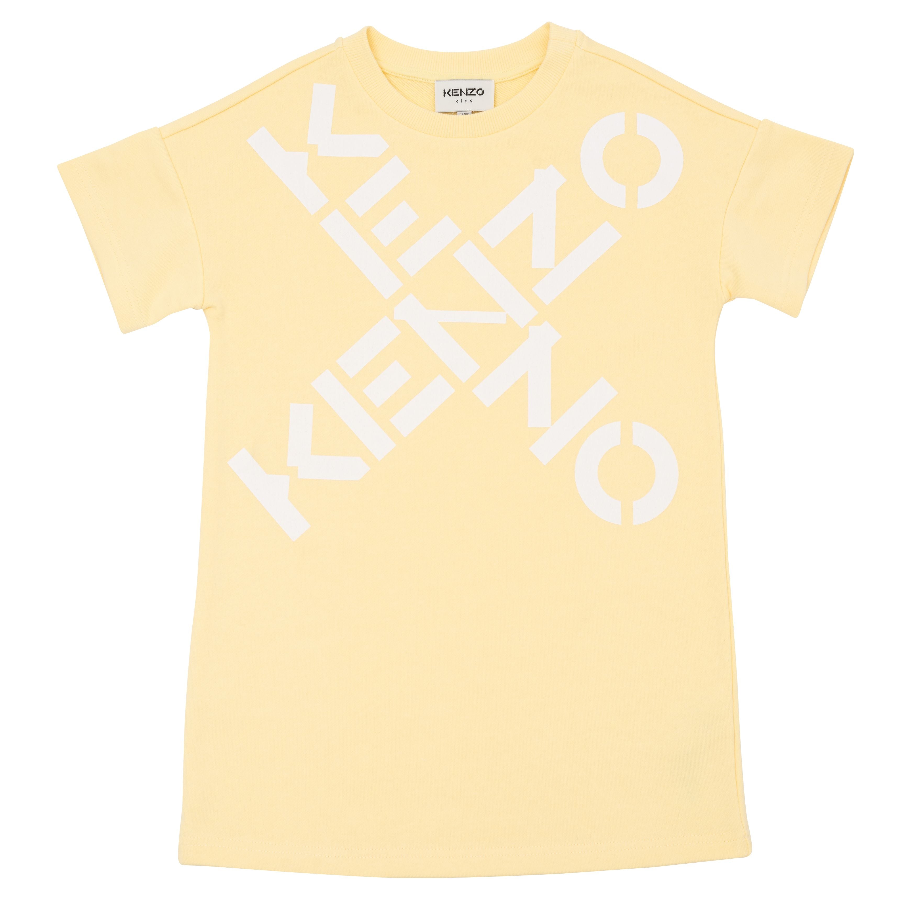 Girls Yellow Cotton Dress