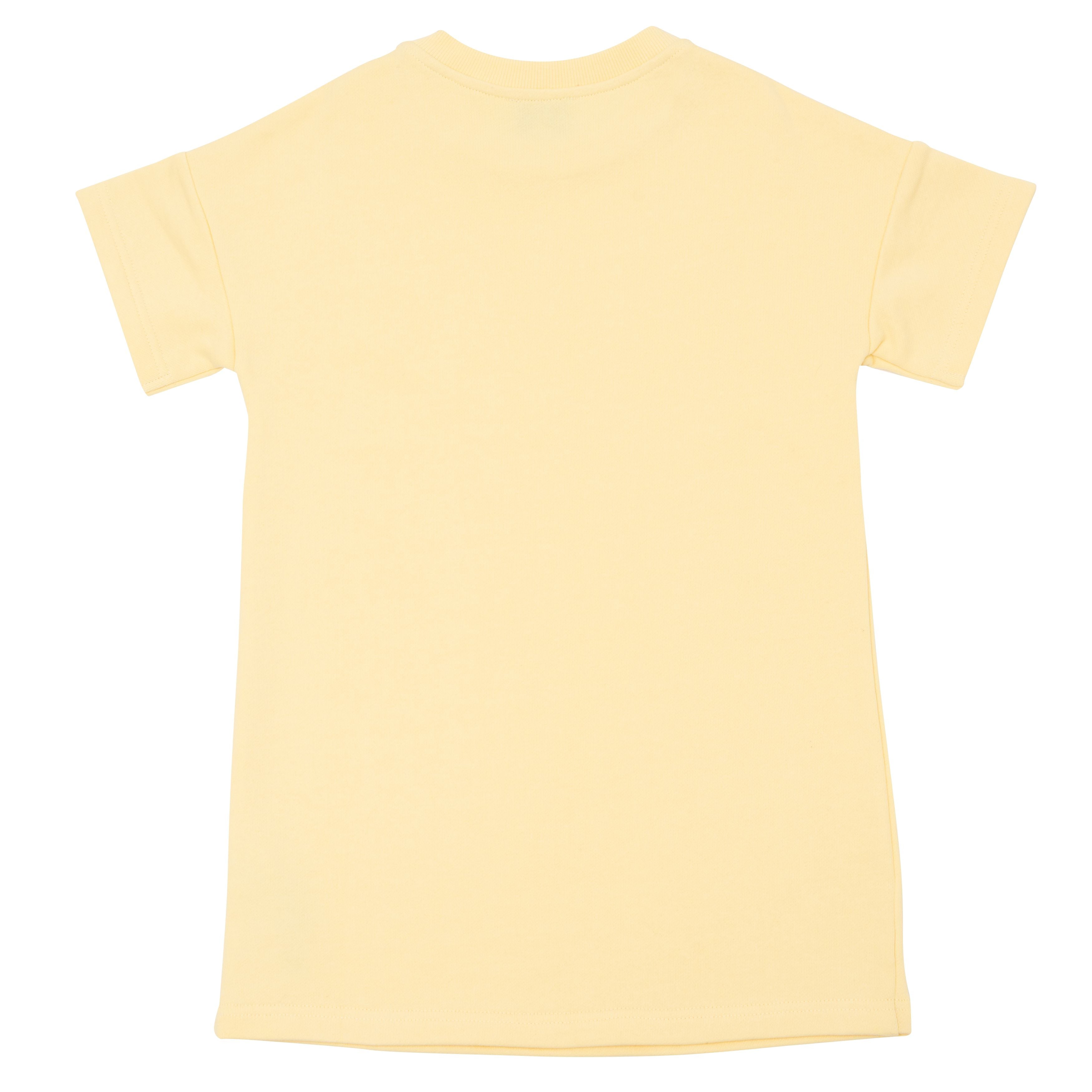 Girls Yellow Cotton Dress
