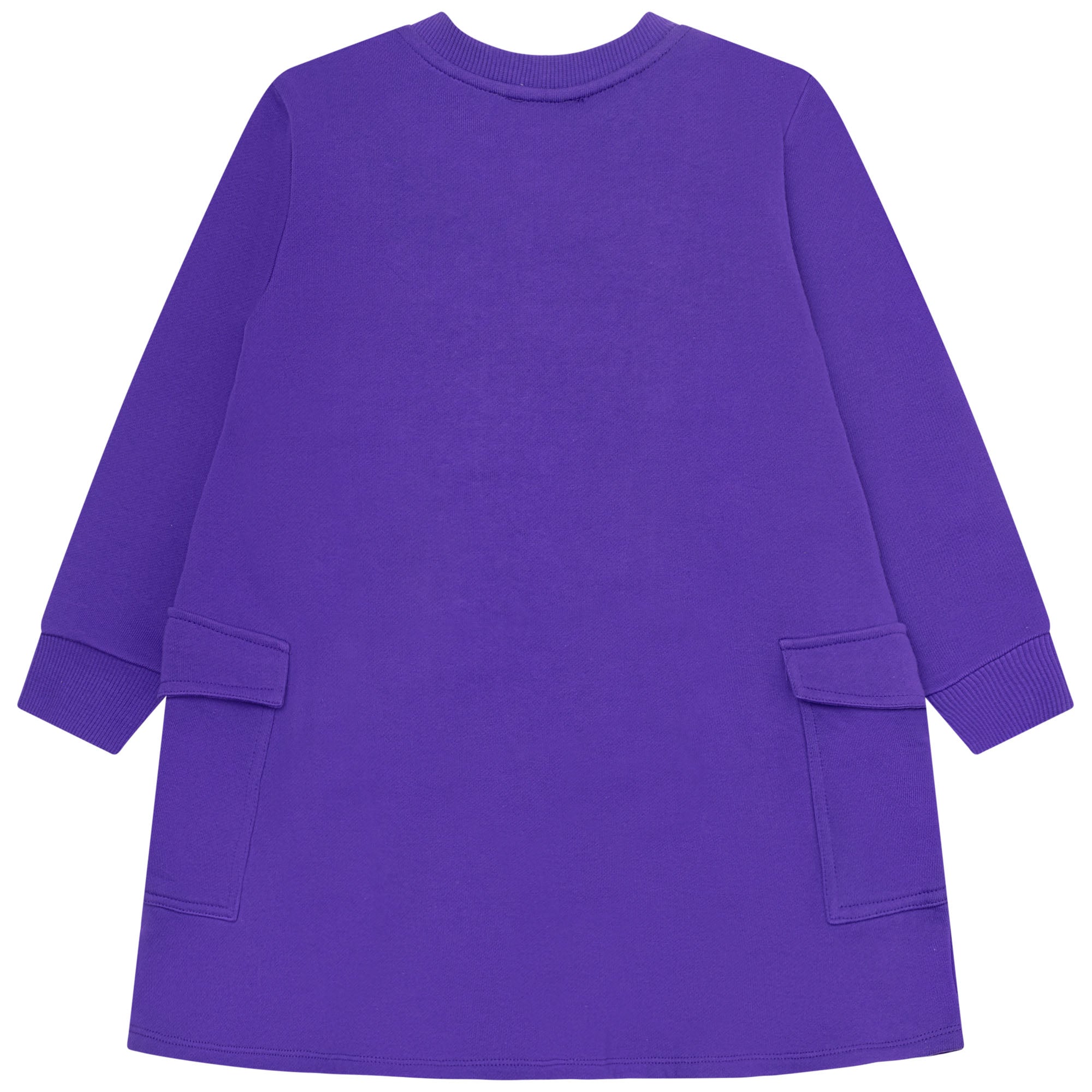Girls Purple Tiger Cotton Dress