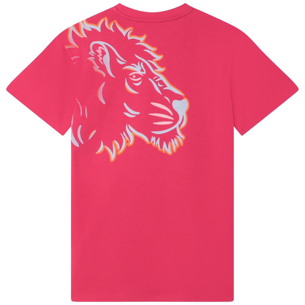 Girls Fuchsia Logo Dress